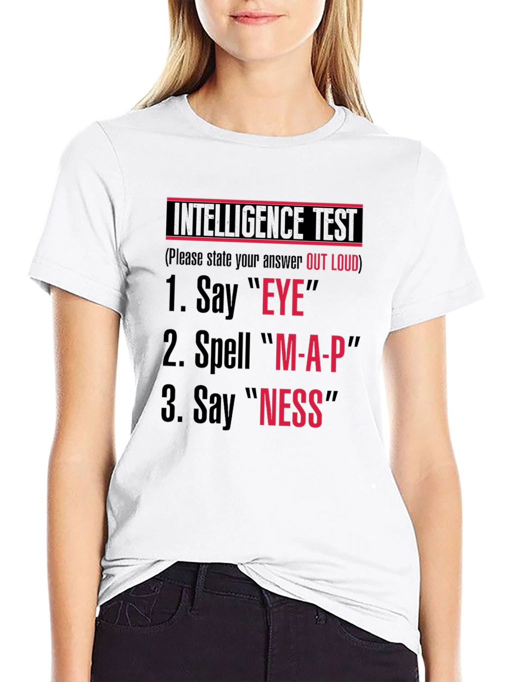 Intelligence Test Novelty T-Shirt