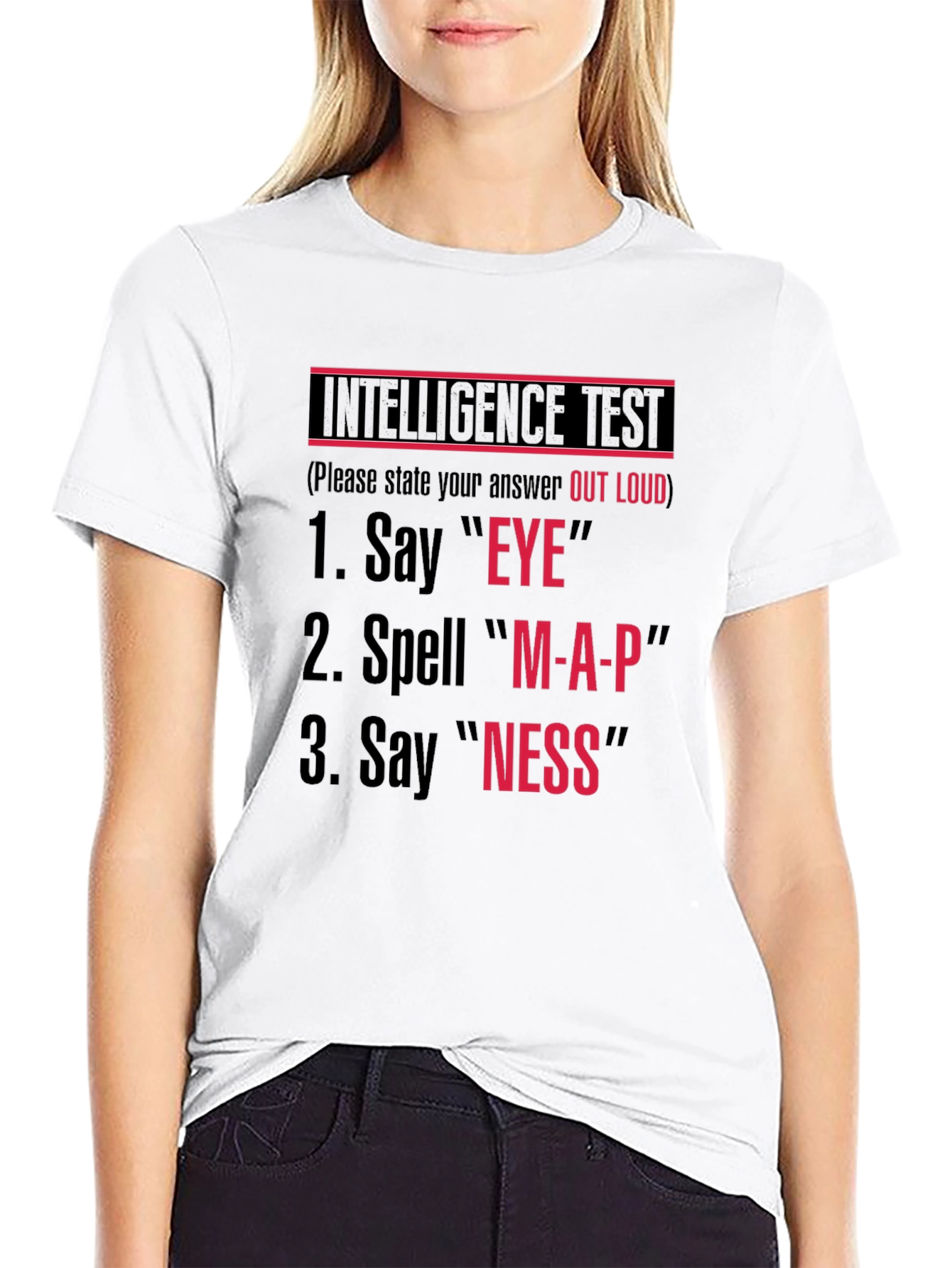 Intelligence Test Novelty T-Shirt