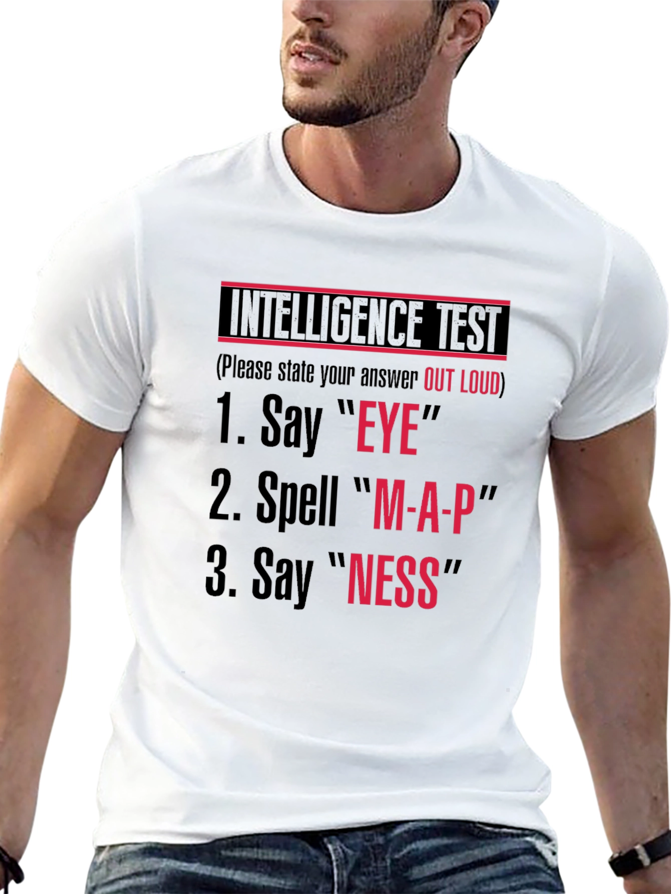 Intelligence Test Novelty T-Shirt