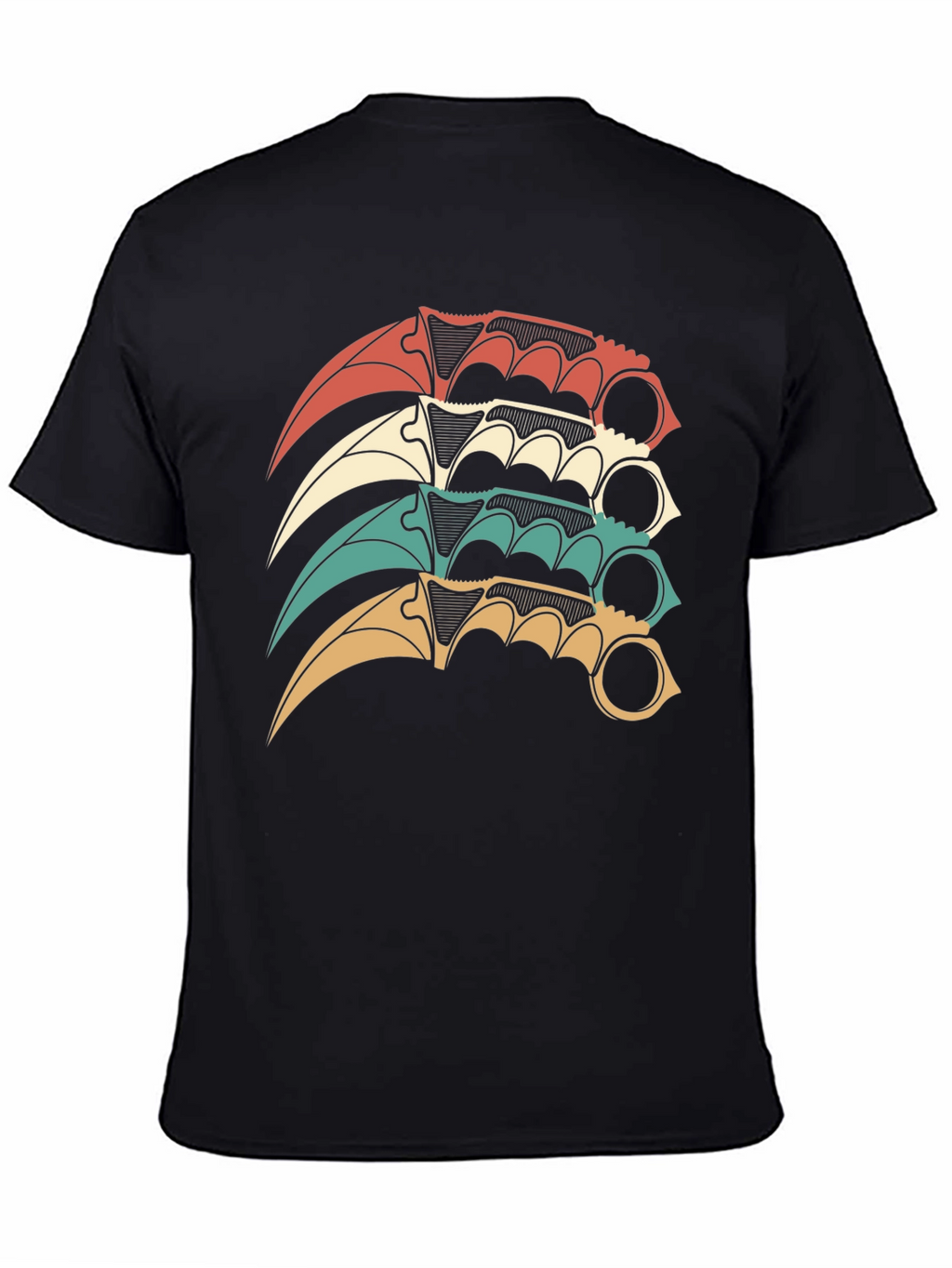 Karambit Stack Graphic T-Shirt - Black
