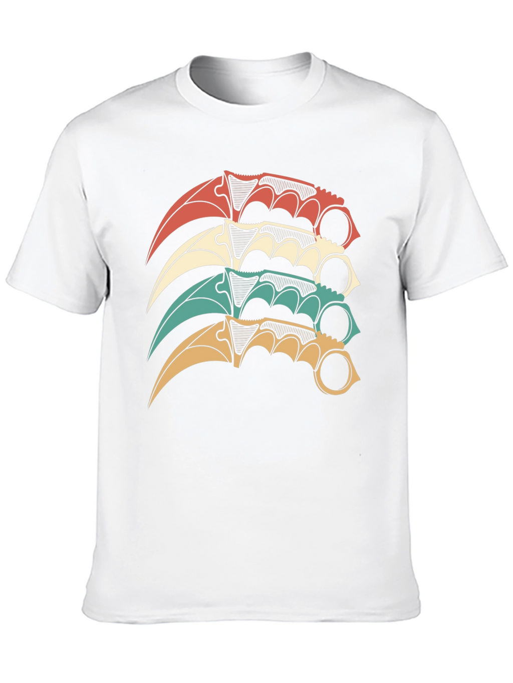 Karambit Stack Graphic T-Shirt - Black