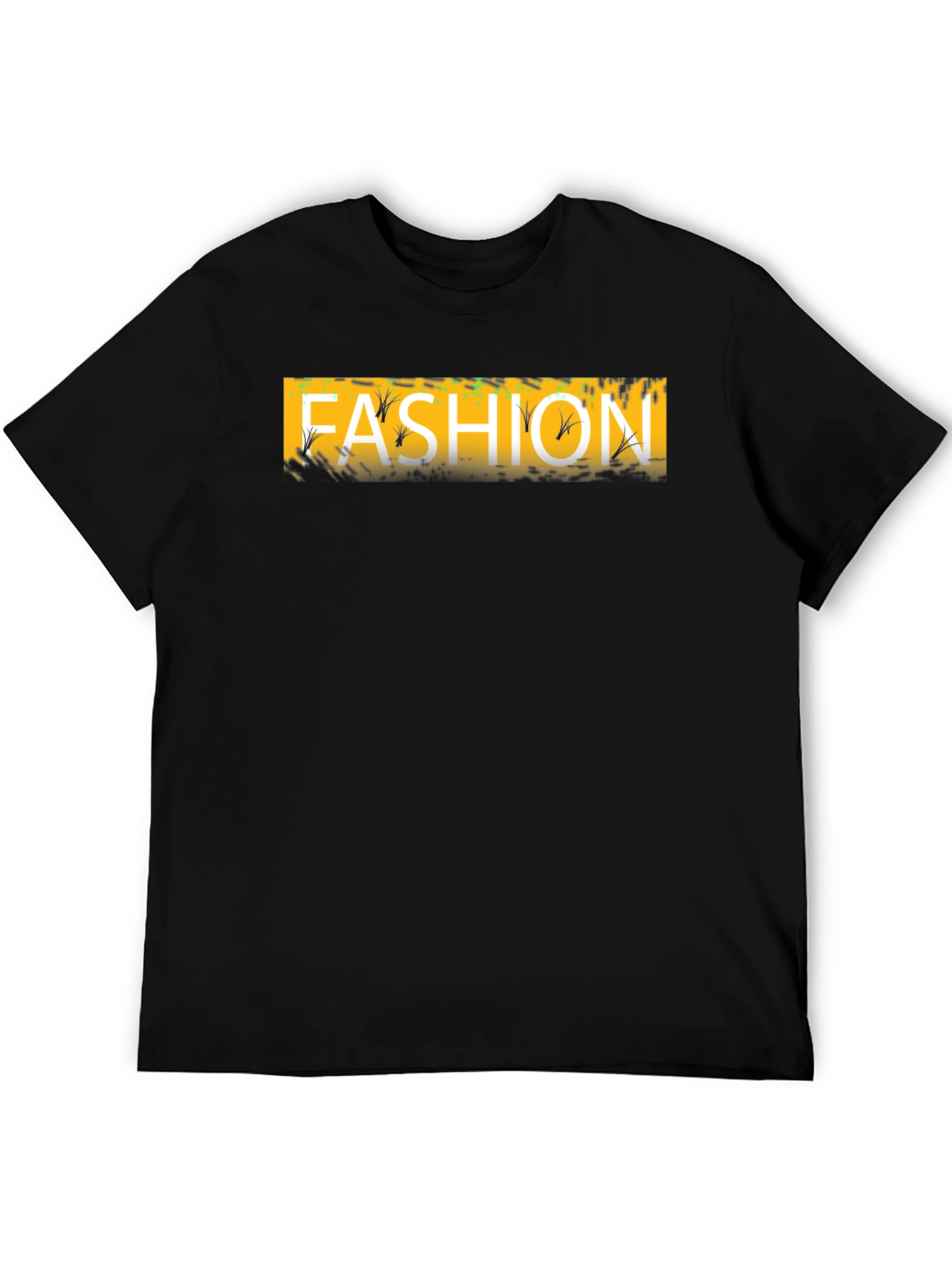 Fashion Graphic Tee - Stylish Black T-Shirt for Men