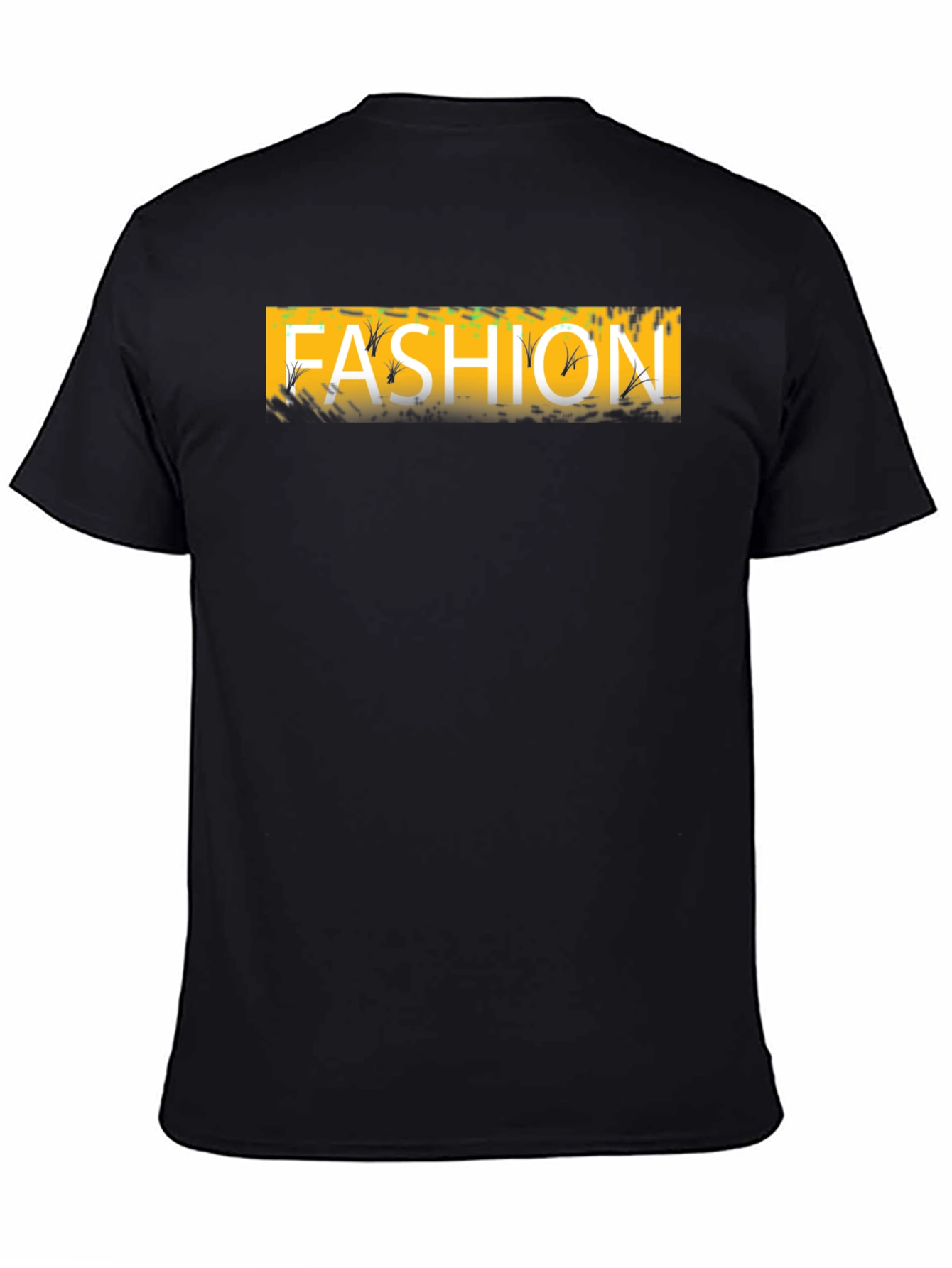 Fashion Graphic Tee - Stylish Black T-Shirt for Men