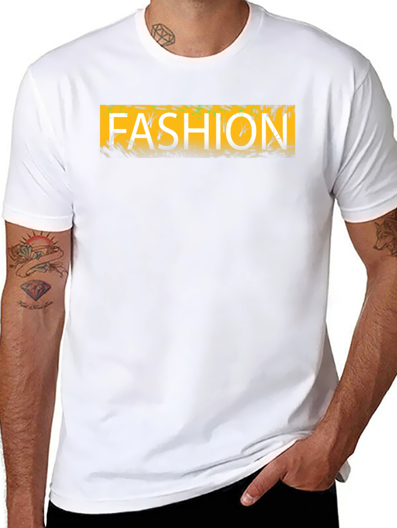 Fashion Graphic Tee - Stylish Black T-Shirt for Men