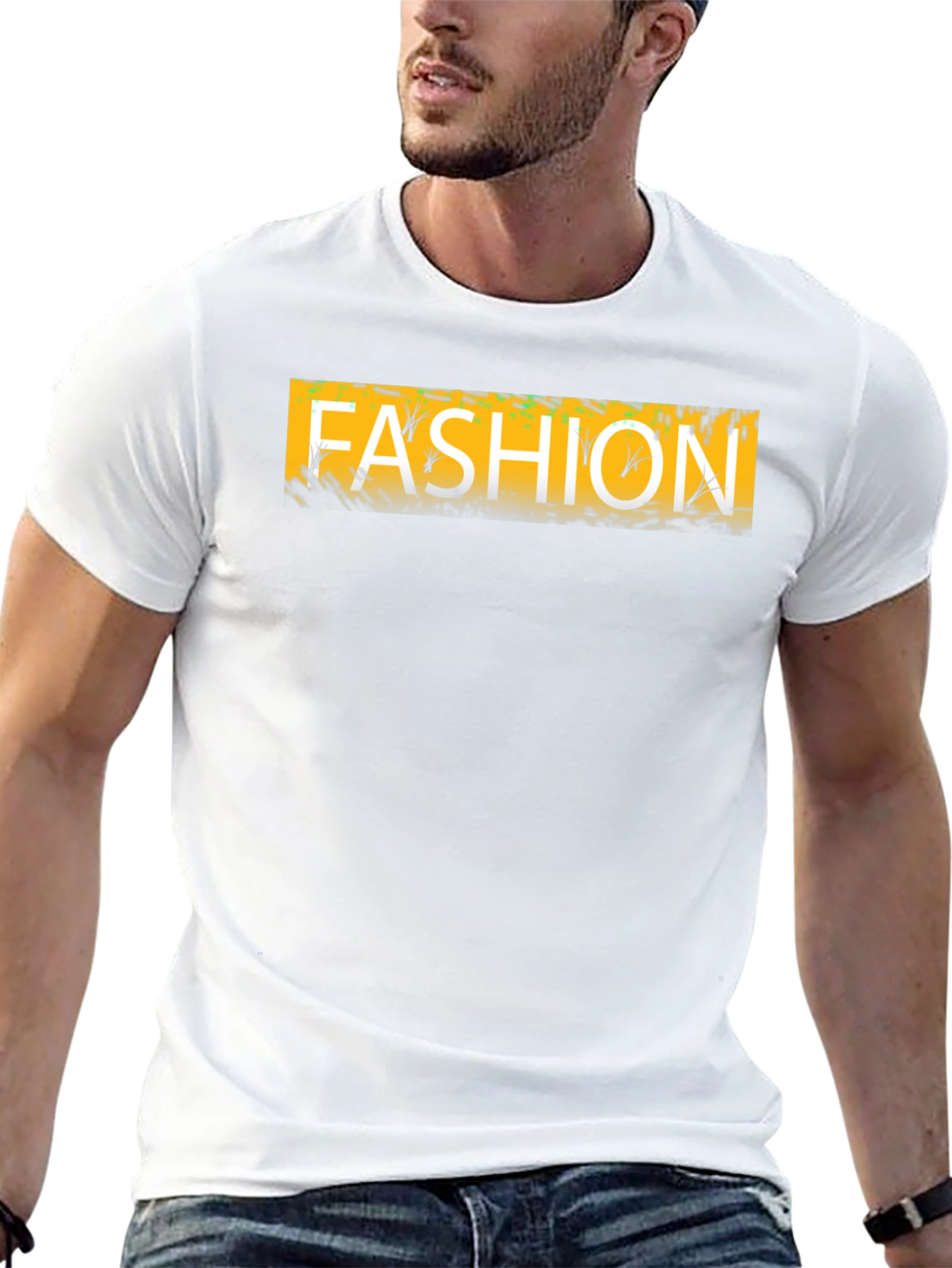 Fashion Graphic Tee - Stylish Black T-Shirt for Men