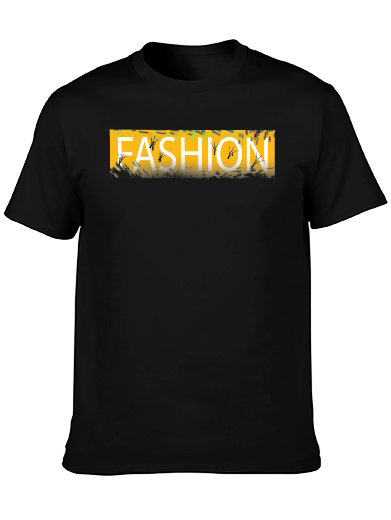 Fashion Graphic Tee - Stylish Black T-Shirt for Men