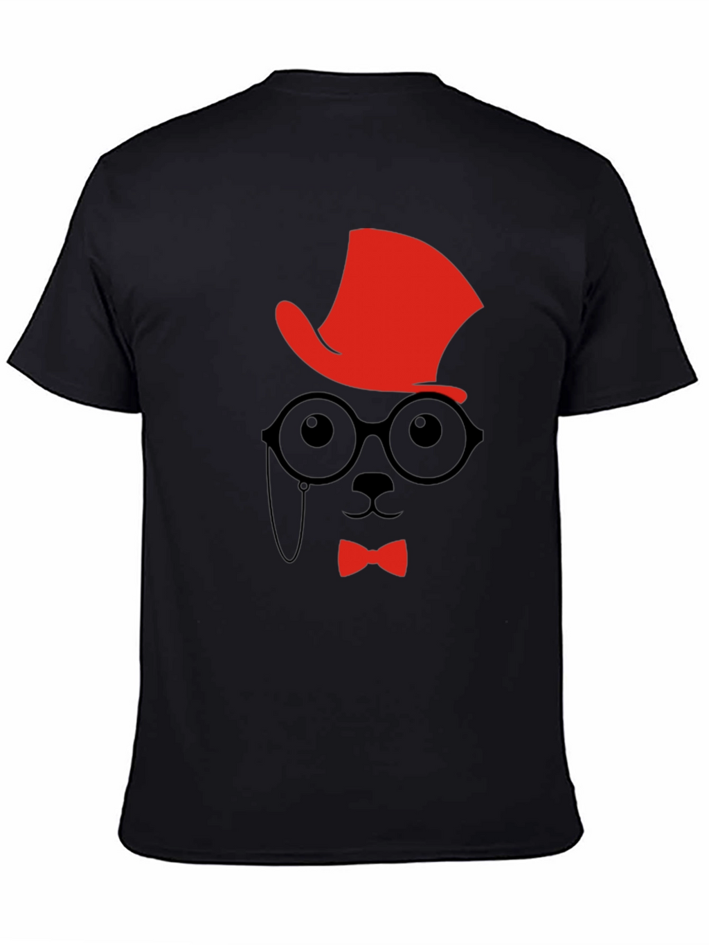 Dapper Gentleman T-Shirt - Hat Glasses and Bowtie