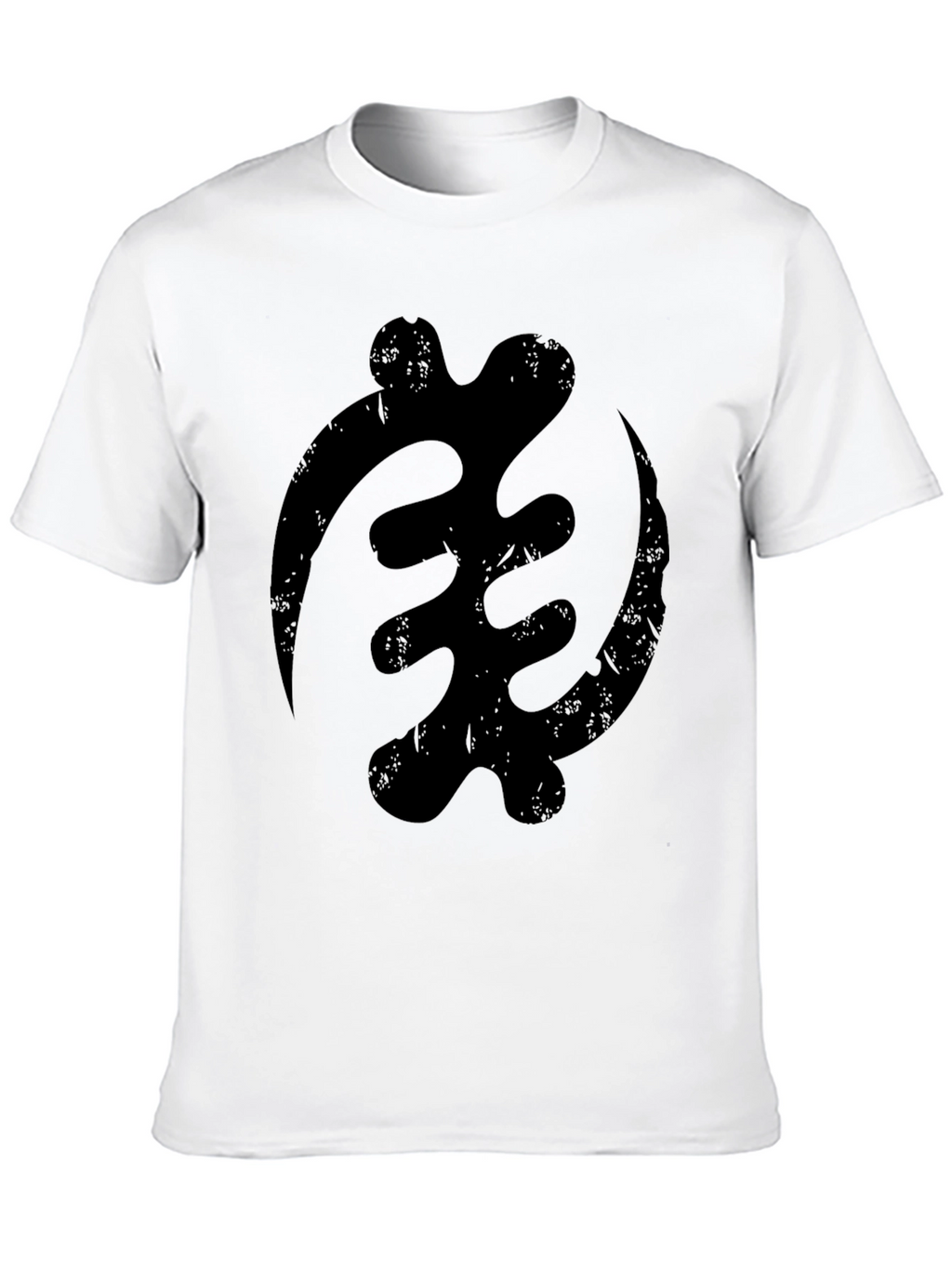 Black Adinkra Symbol Graphic T-Shirt