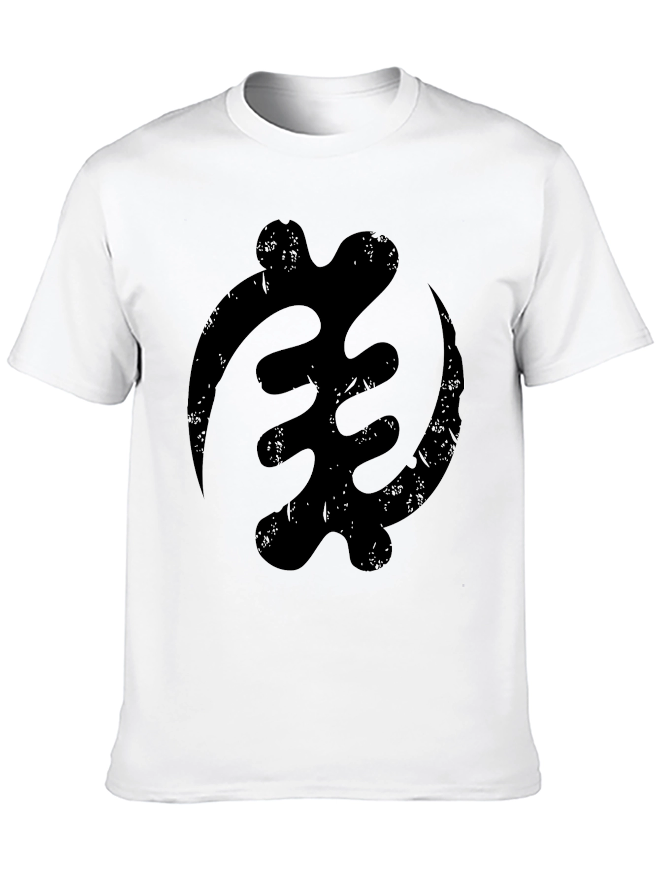 Black Adinkra Symbol Graphic T-Shirt