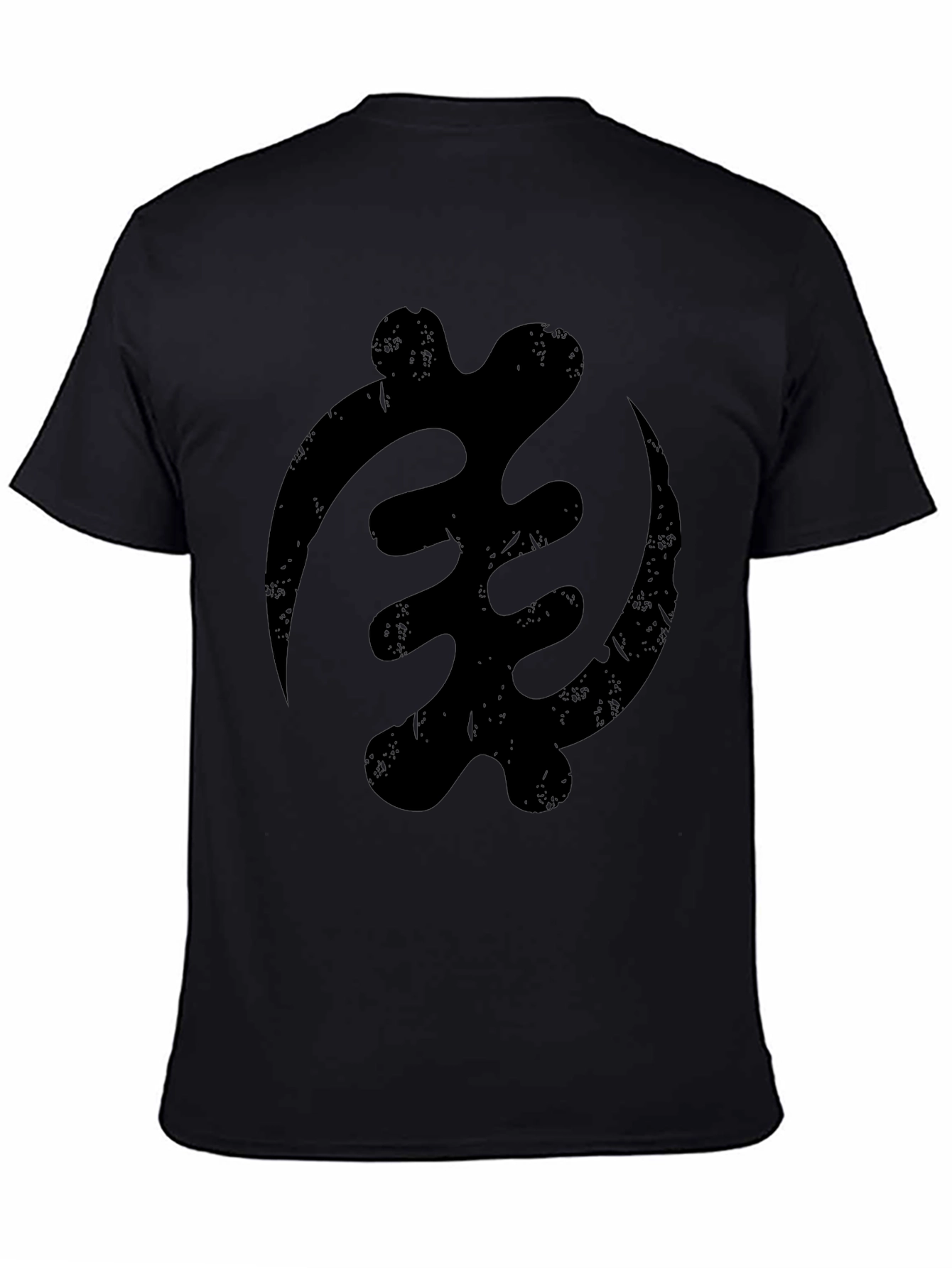 Black Adinkra Symbol Graphic T-Shirt