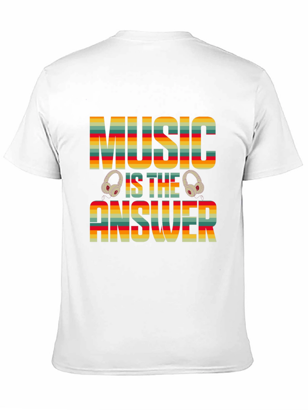 Music is the Answer T-Shirt - Retro Design