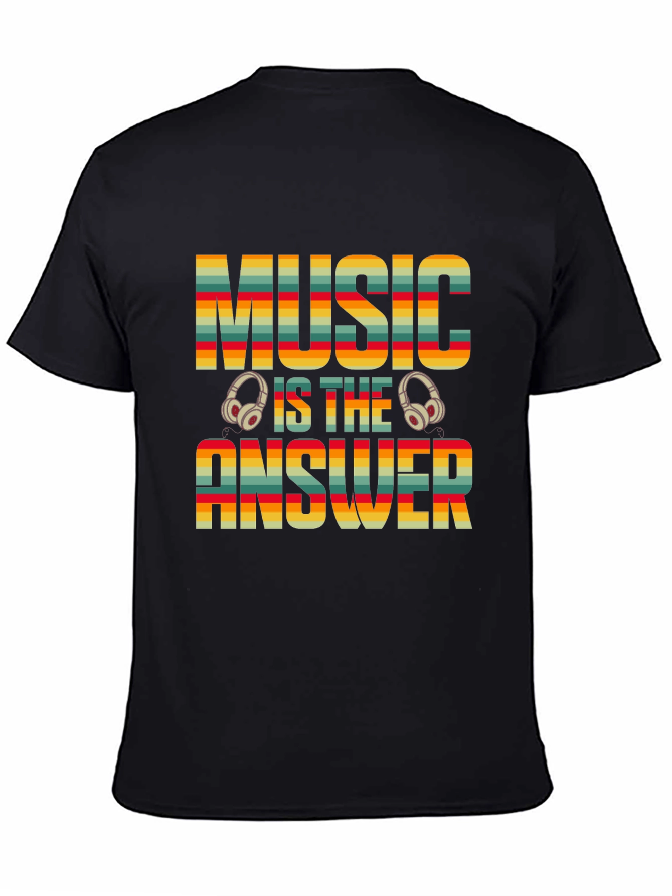 Music is the Answer T-Shirt - Retro Design