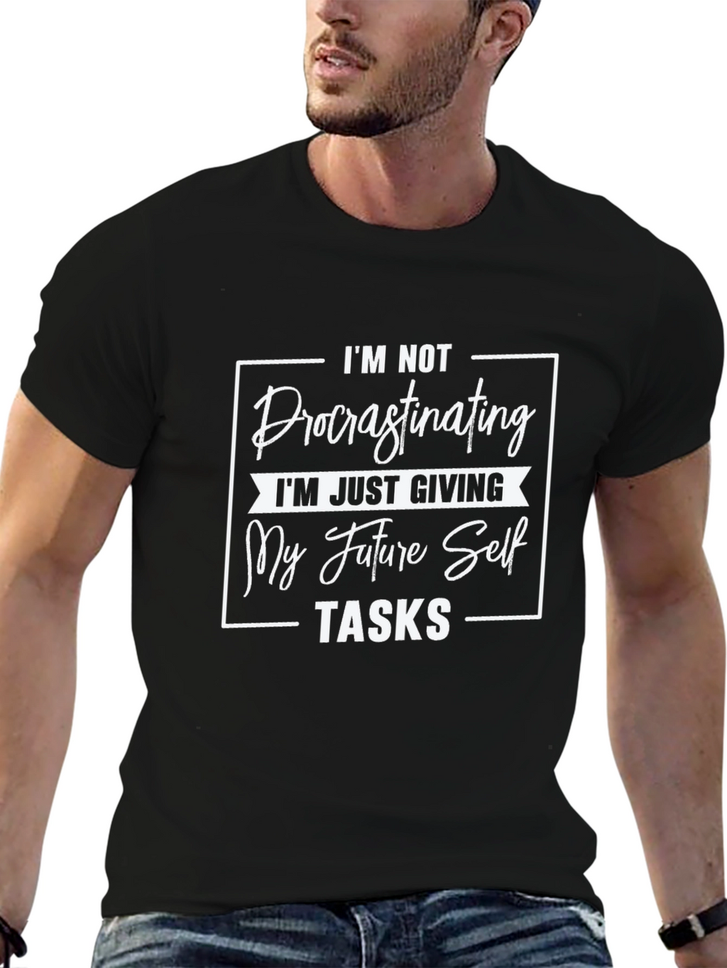 Procrastinating Future Self Task Funny T-Shirt