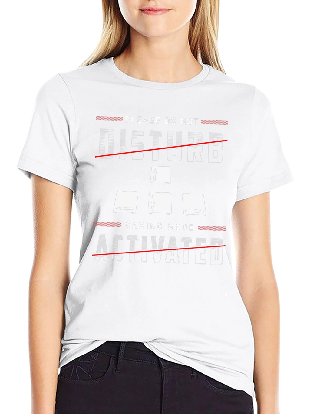 Gaming Mode Activated Black T-Shirt