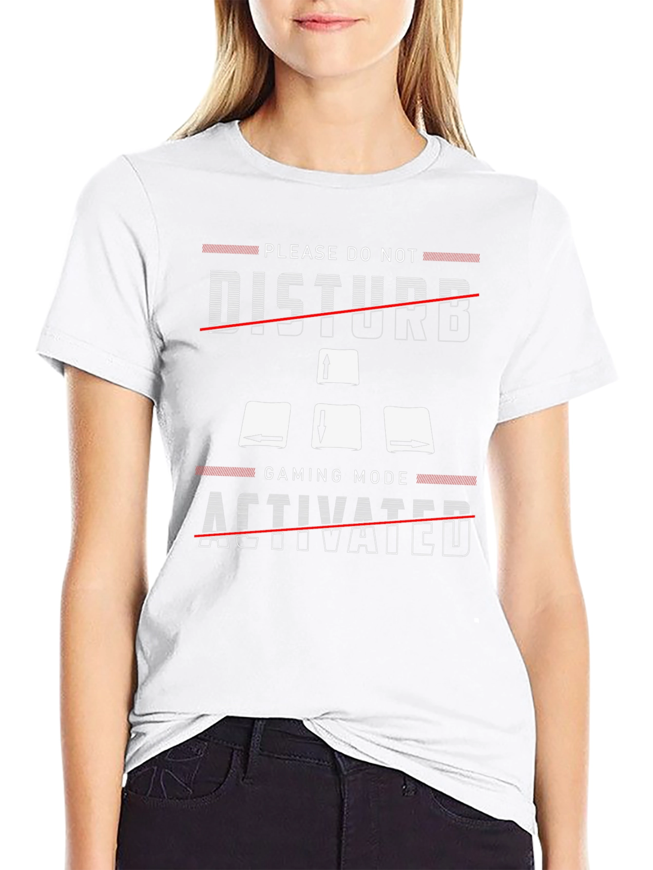 Gaming Mode Activated Black T-Shirt