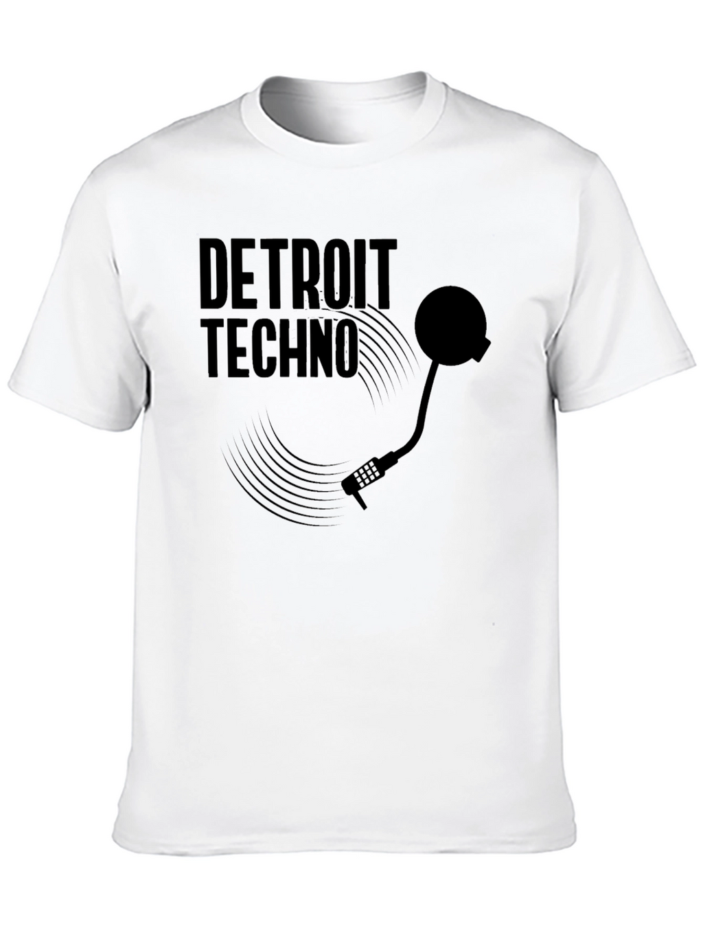 Detroit Techno Black Graphic Tee