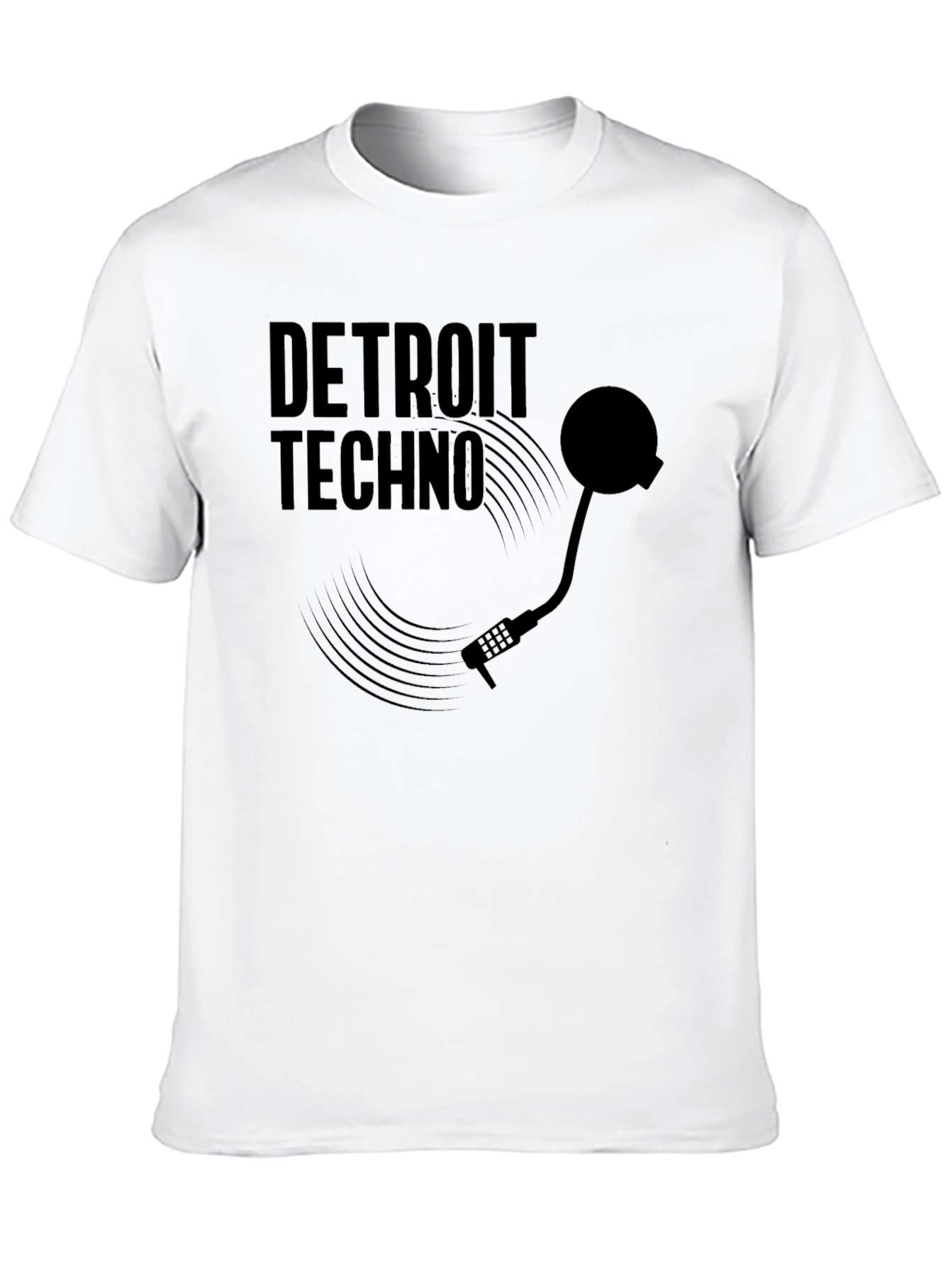 Detroit Techno Black Graphic Tee
