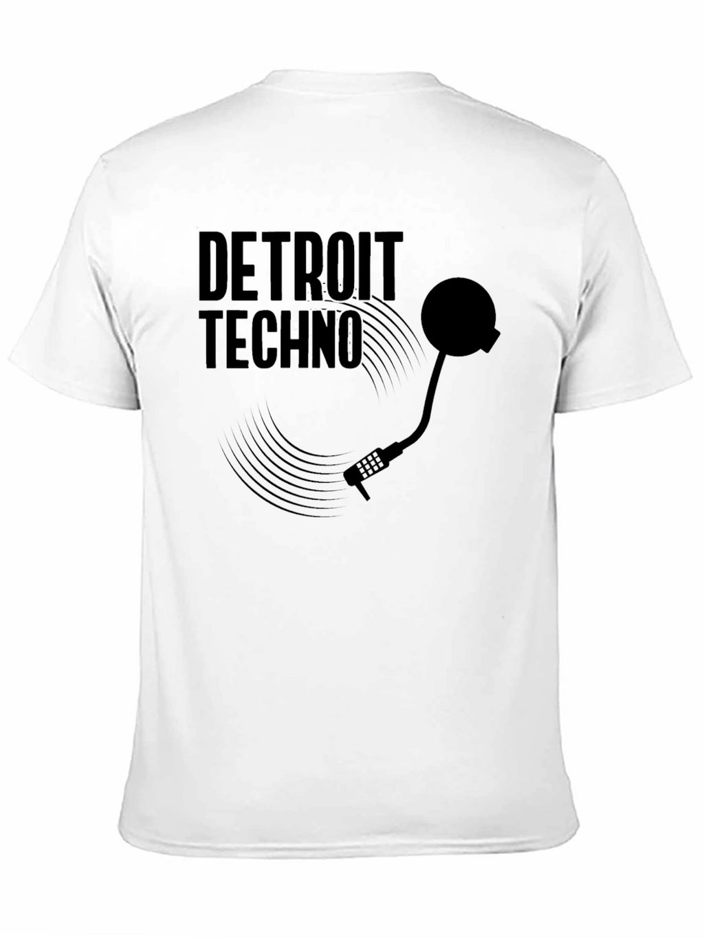 Detroit Techno Black Graphic Tee