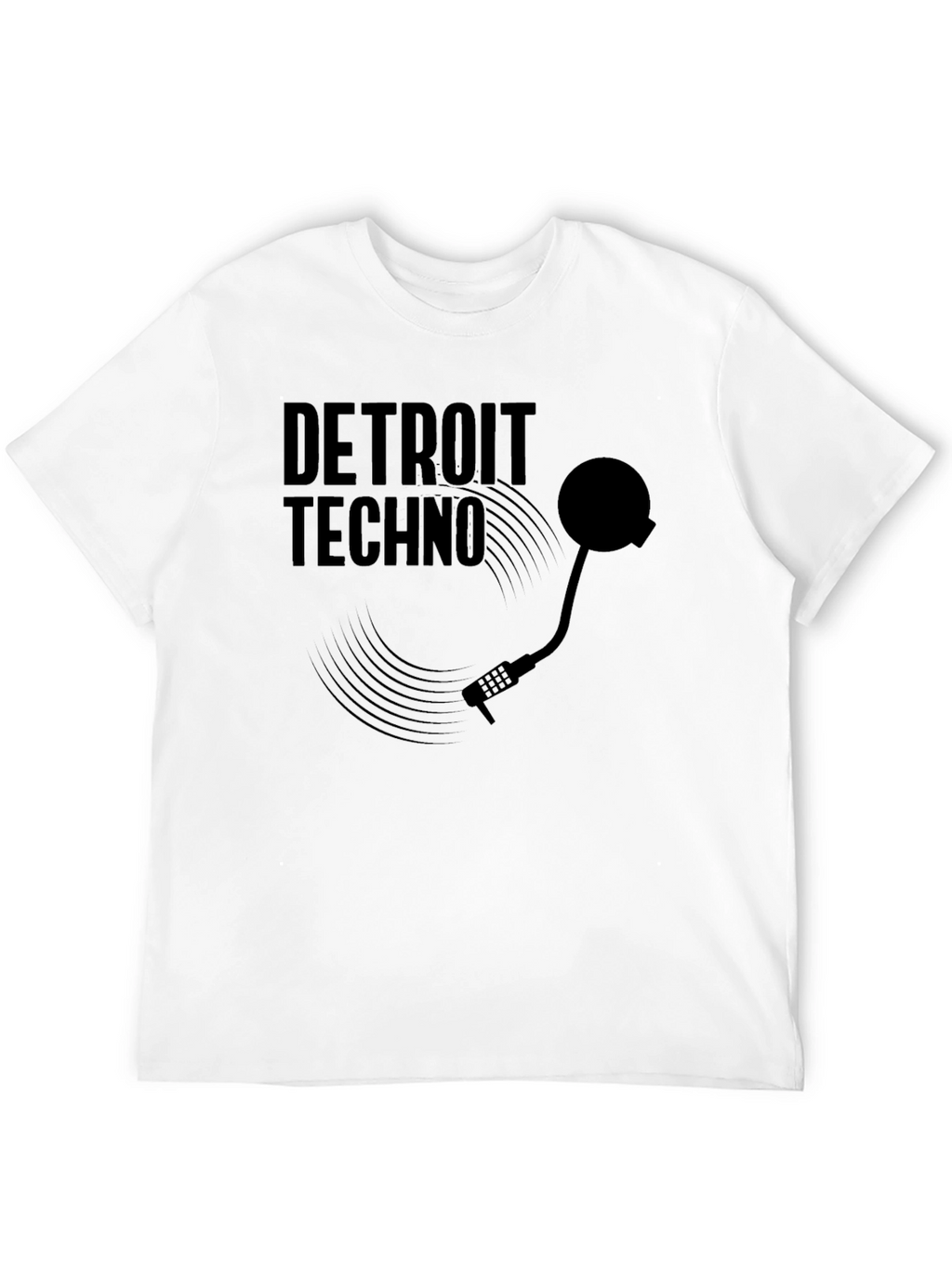 Detroit Techno Black Graphic Tee