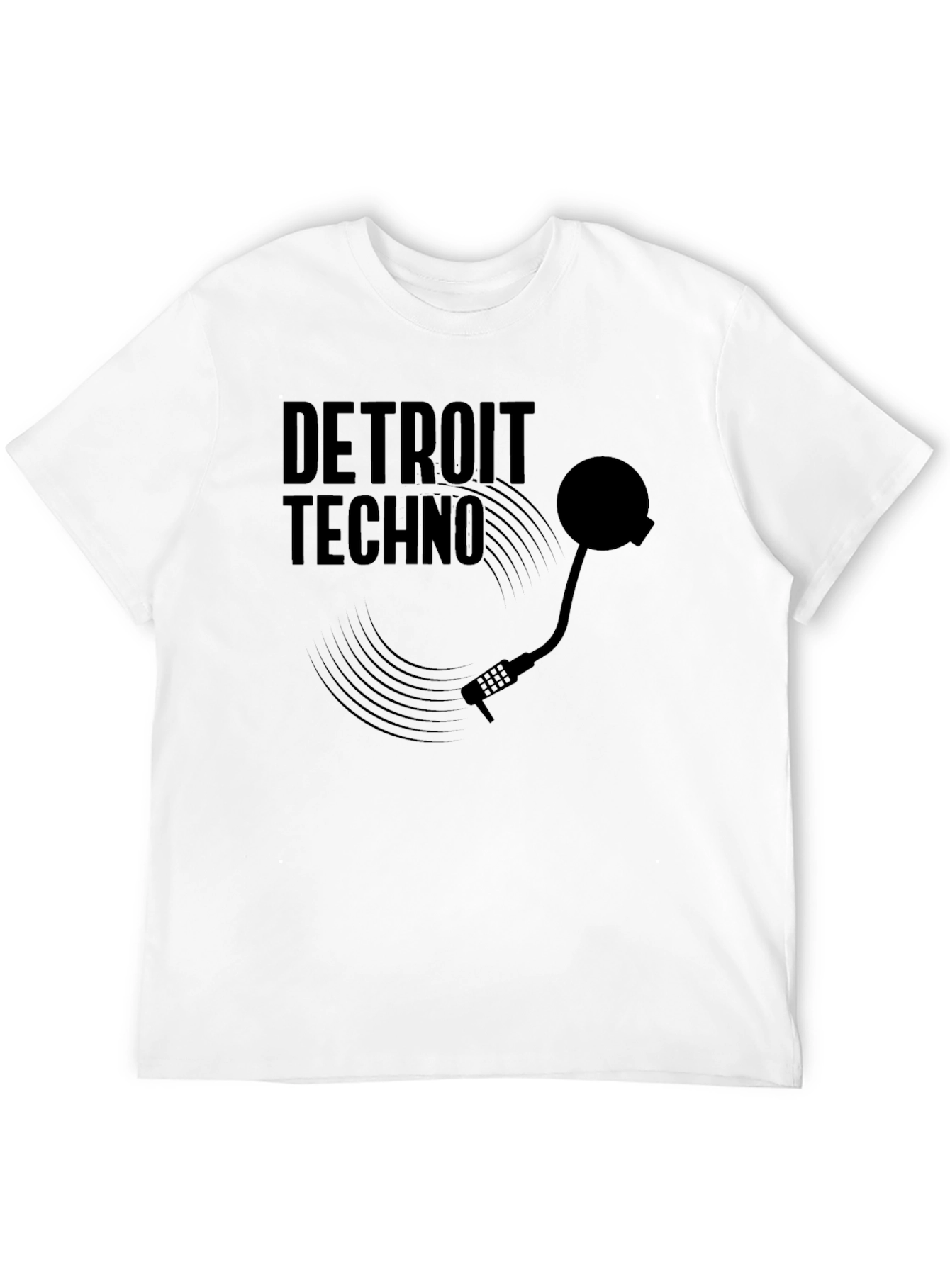 Detroit Techno Black Graphic Tee