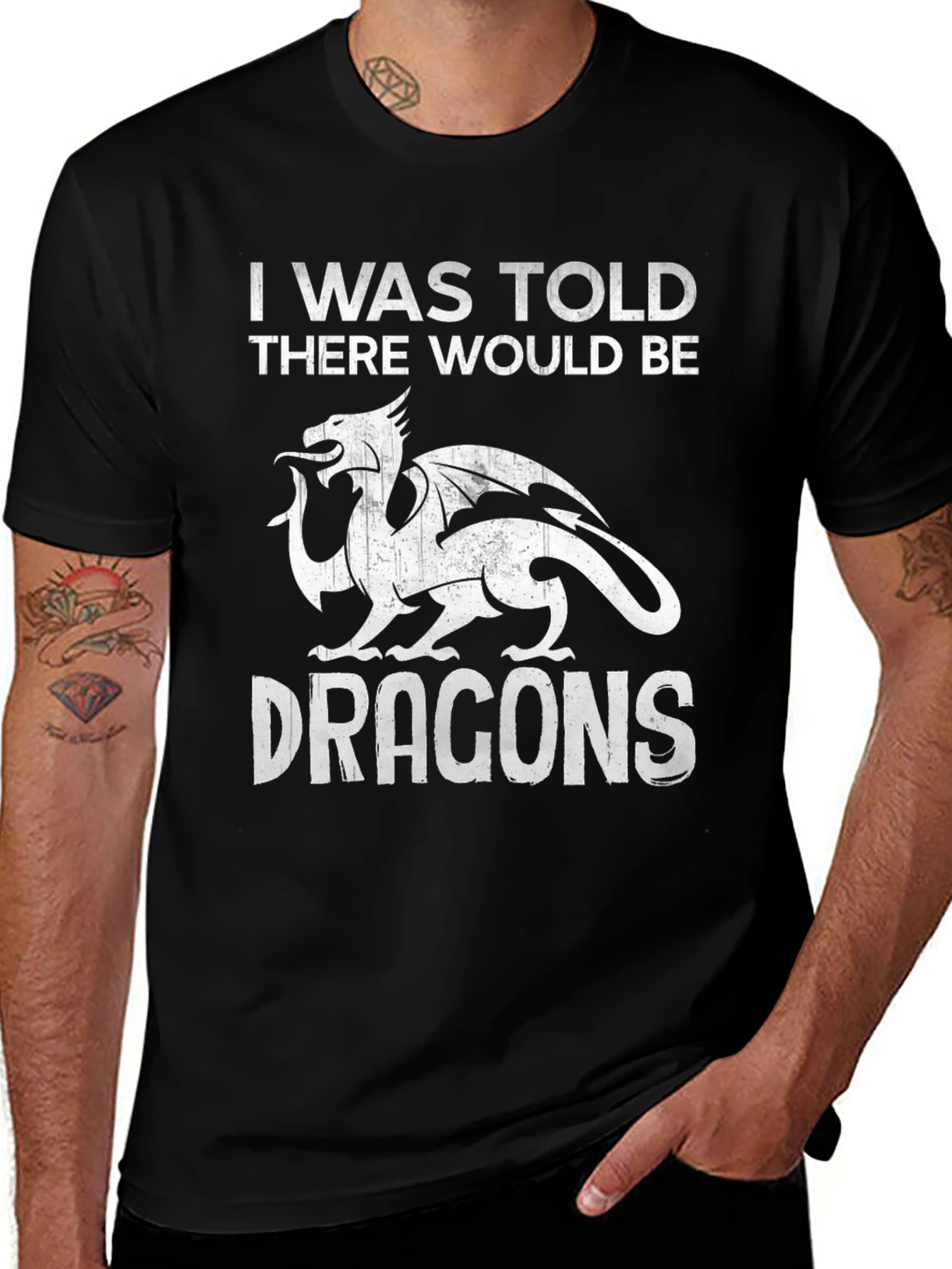 Dragon Graphic Tee - I Was Told There Would Be Dragons