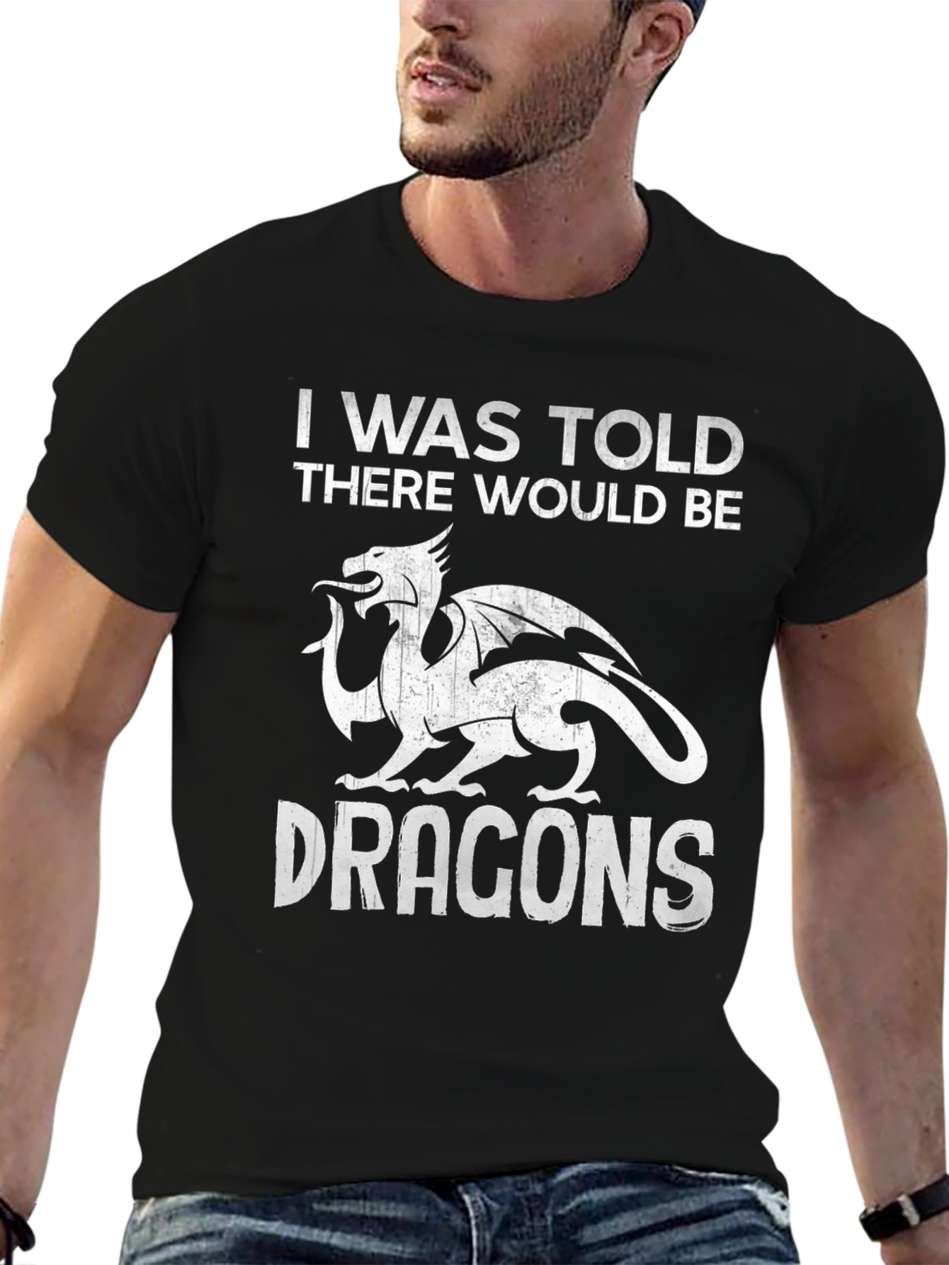 Dragon Graphic Tee - I Was Told There Would Be Dragons