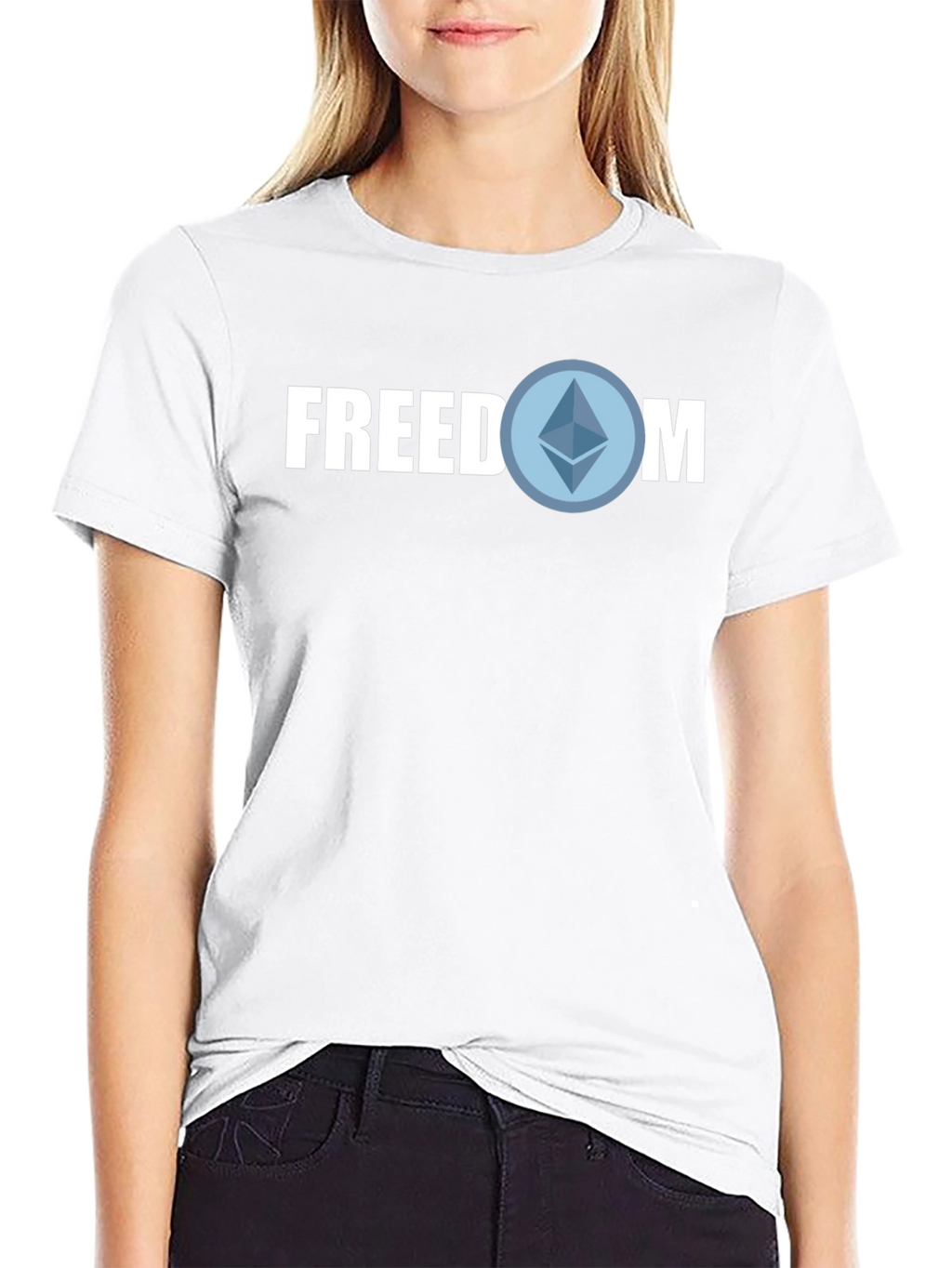Freedom Crypto T-Shirt - Blockchain Style