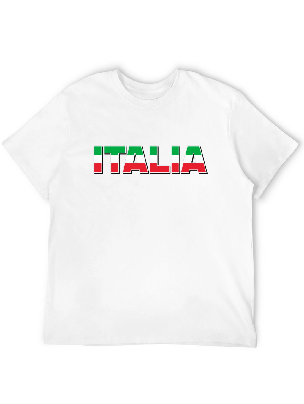 Italia Flag Graphic Tee - Black Italian Pride T-Shirt