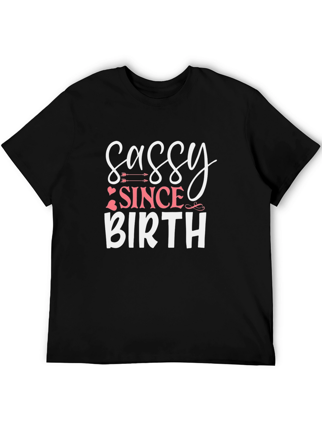 Sassy Since Birth Graphic Tee - Black