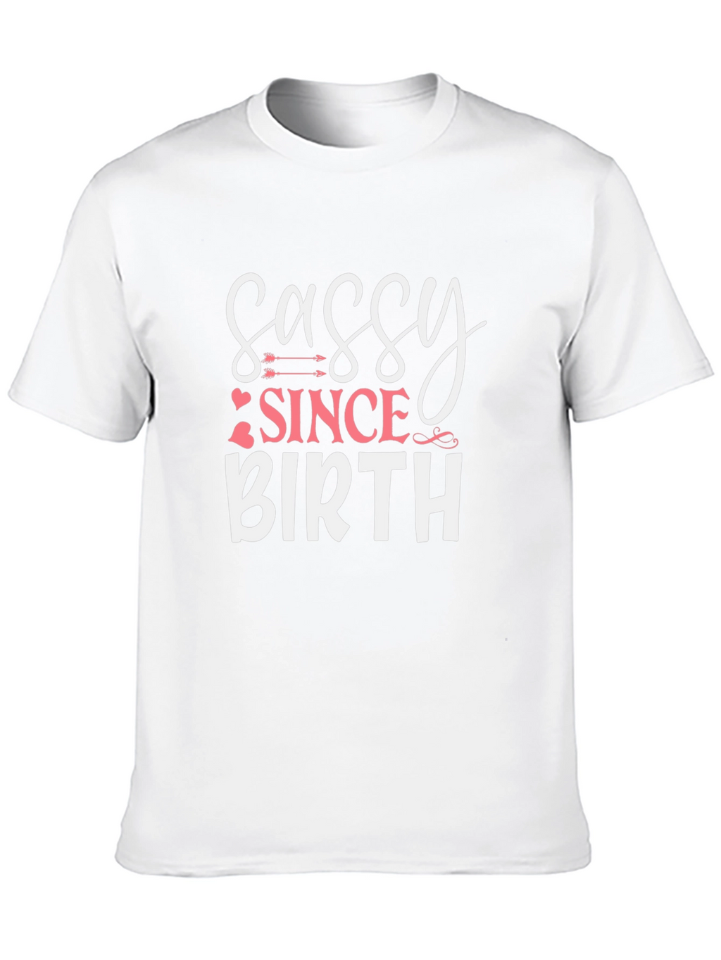 Sassy Since Birth Graphic Tee - Black