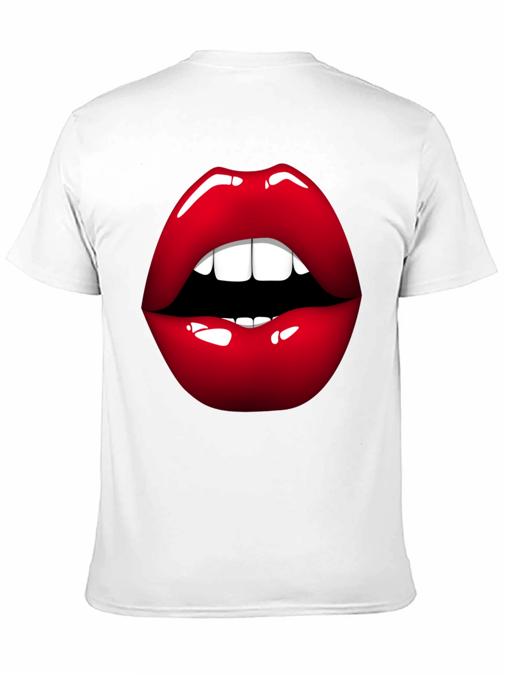 Bold Lip Graphic Tee - Stylish Statement Shirt