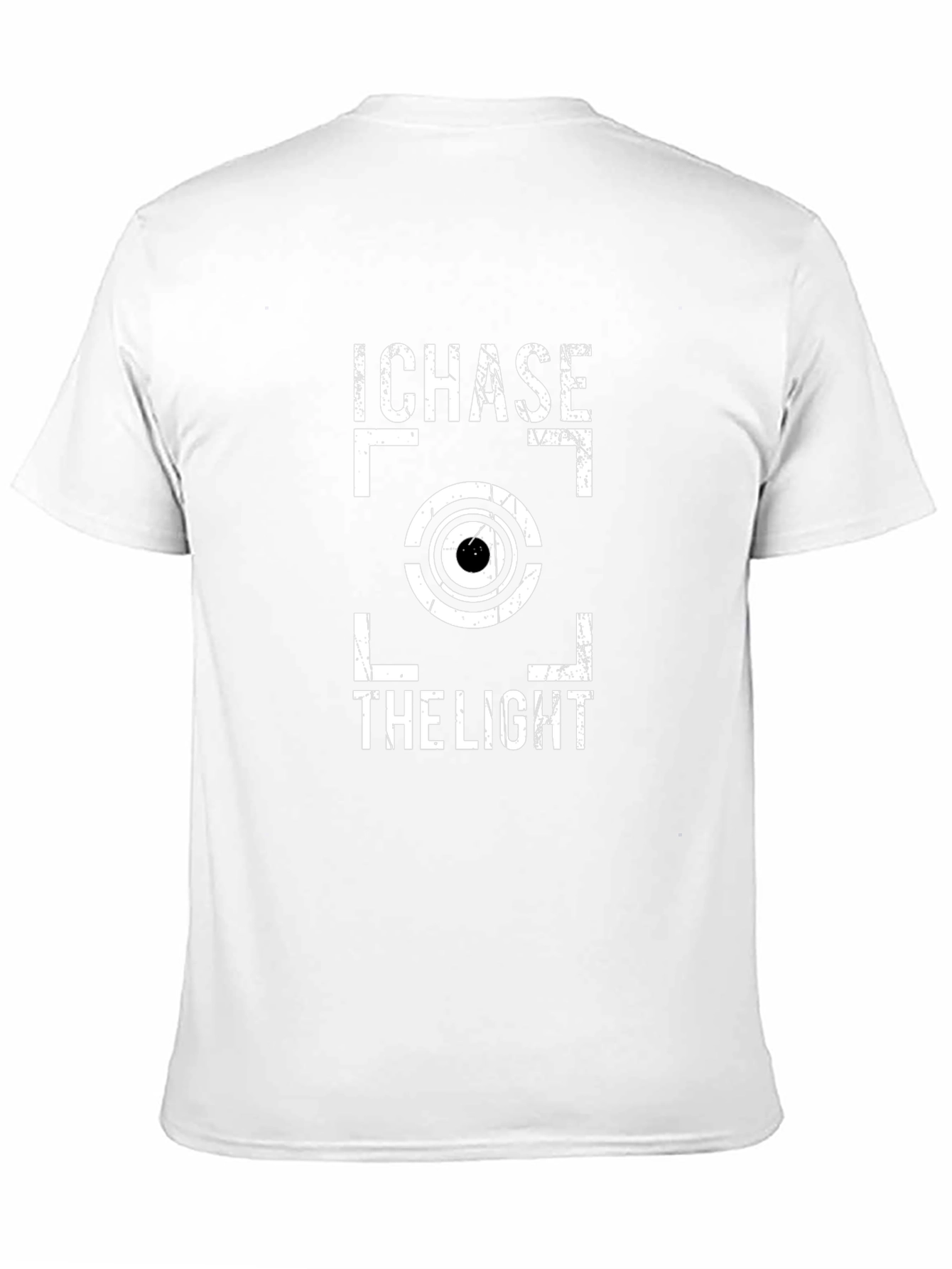 I Chase The Light Photographer T-Shirt - Black Cotton Tee