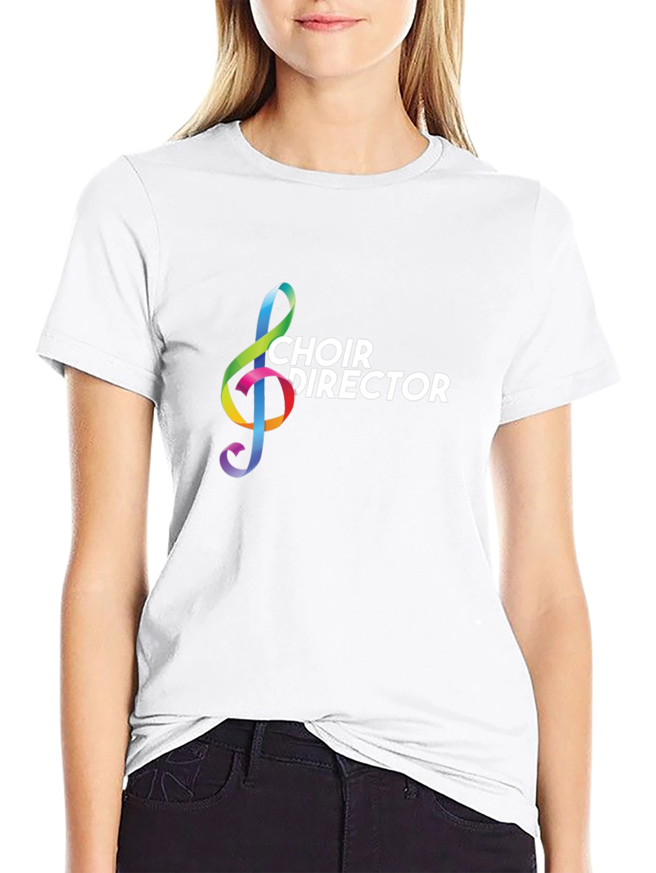 Choir Director Treble Clef Graphic T-Shirt