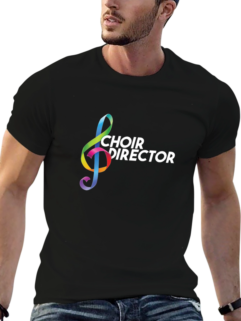 Choir Director Treble Clef Graphic T-Shirt