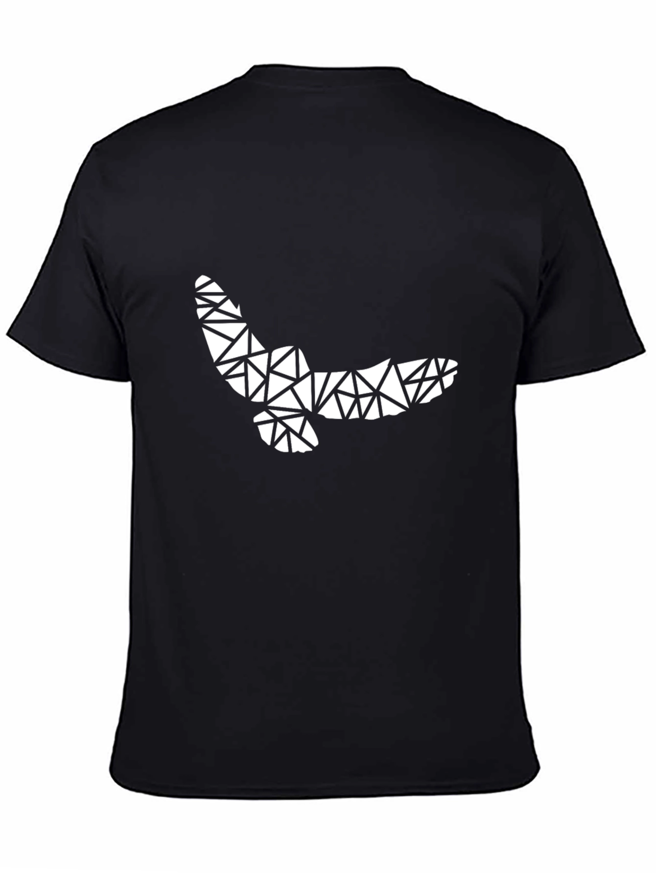 Geometric Owl T-Shirt - Black Graphic Tee