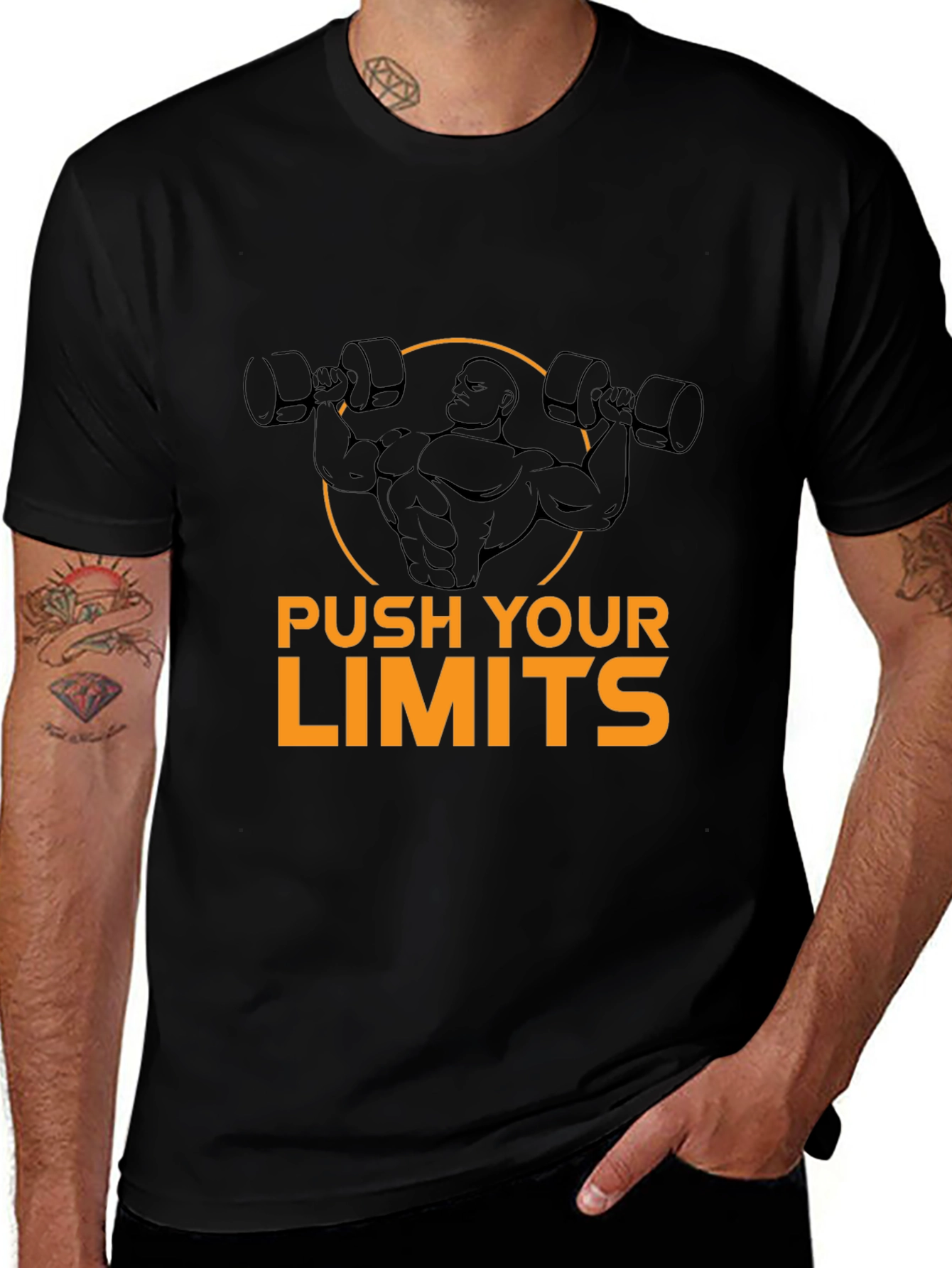 Push Your Limits Black T-Shirt