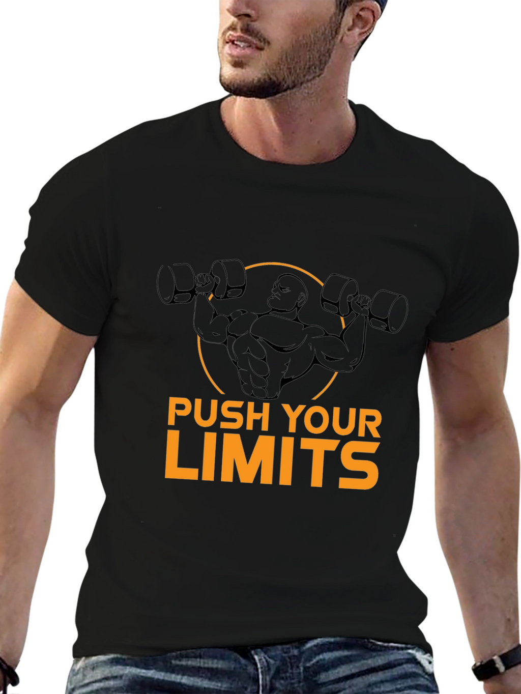 Push Your Limits Black T-Shirt