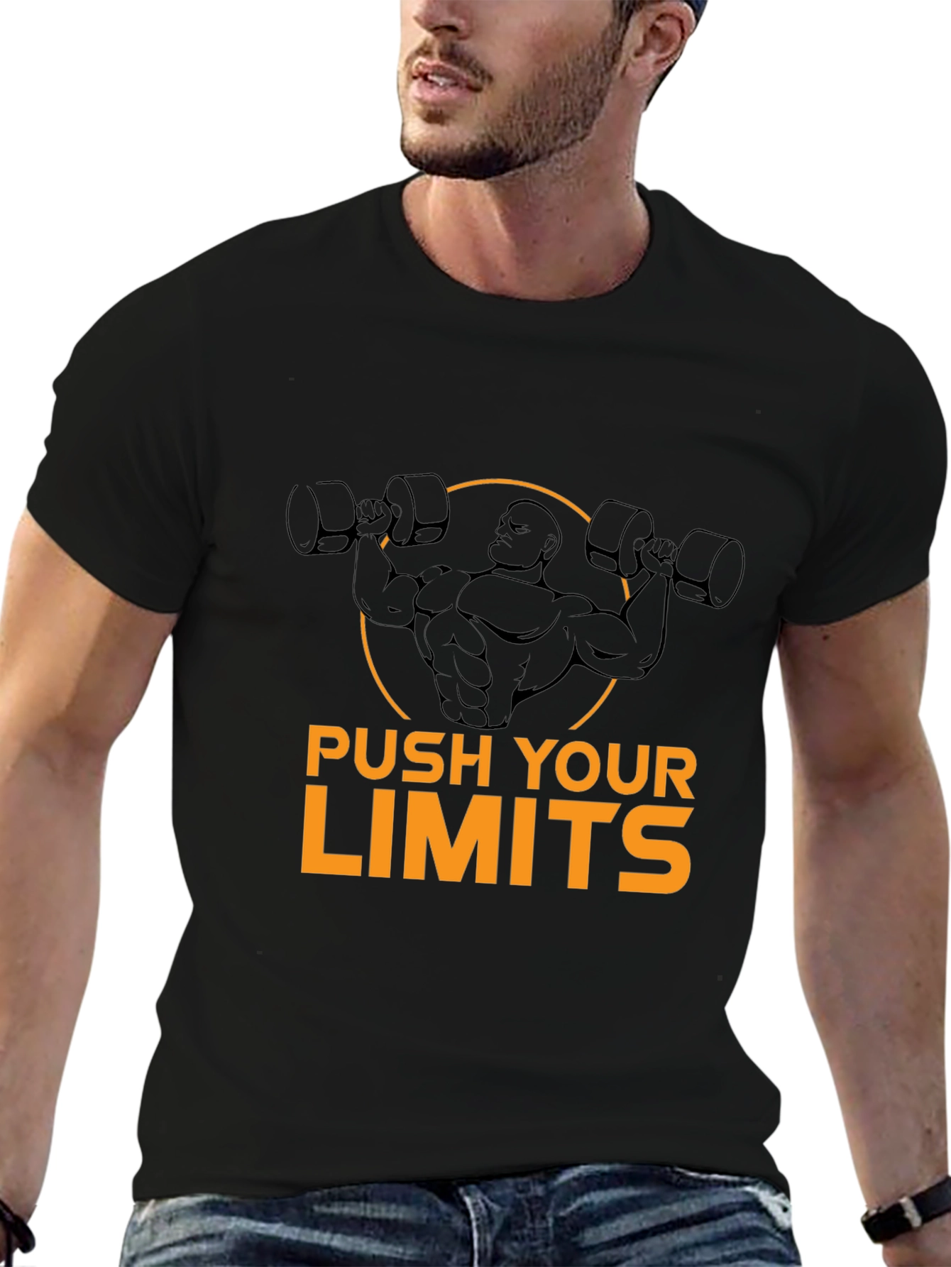 Push Your Limits Black T-Shirt