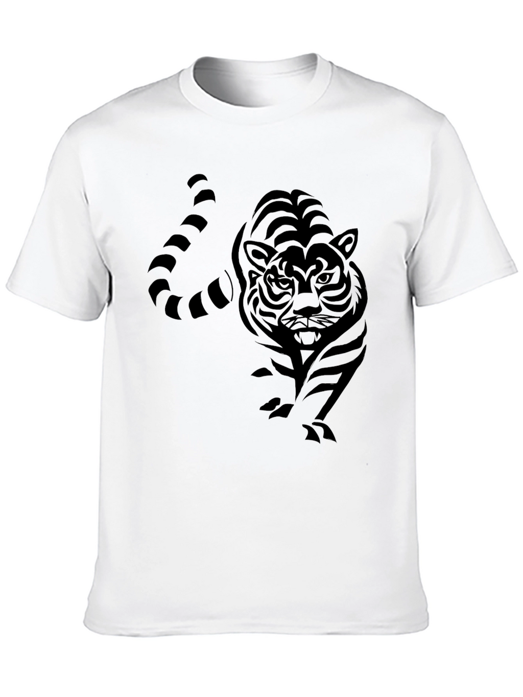 Tiger Graphic Black T-Shirt | Mens Fashion Tee