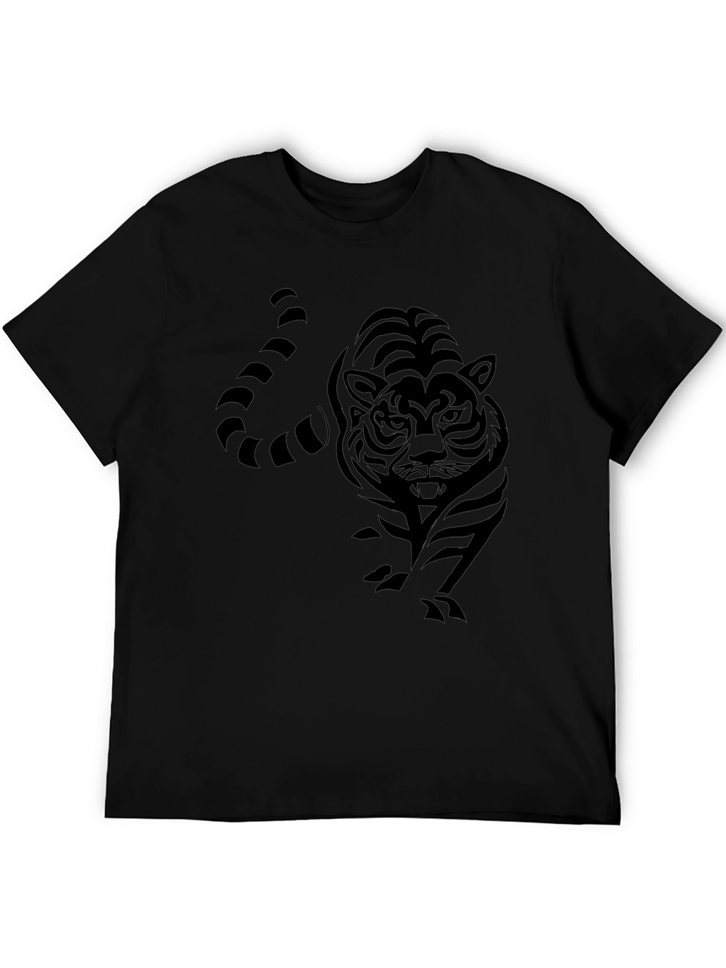Tiger Graphic Black T-Shirt | Mens Fashion Tee