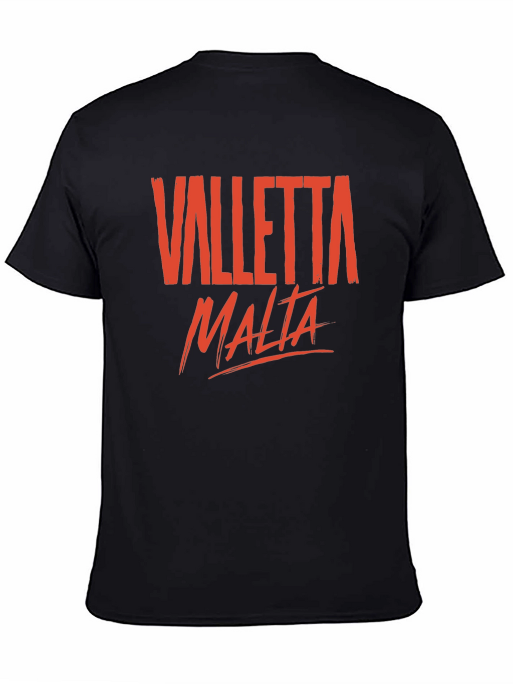 Valletta Malta Graphic T-Shirt - Casual Crew Neck Tee