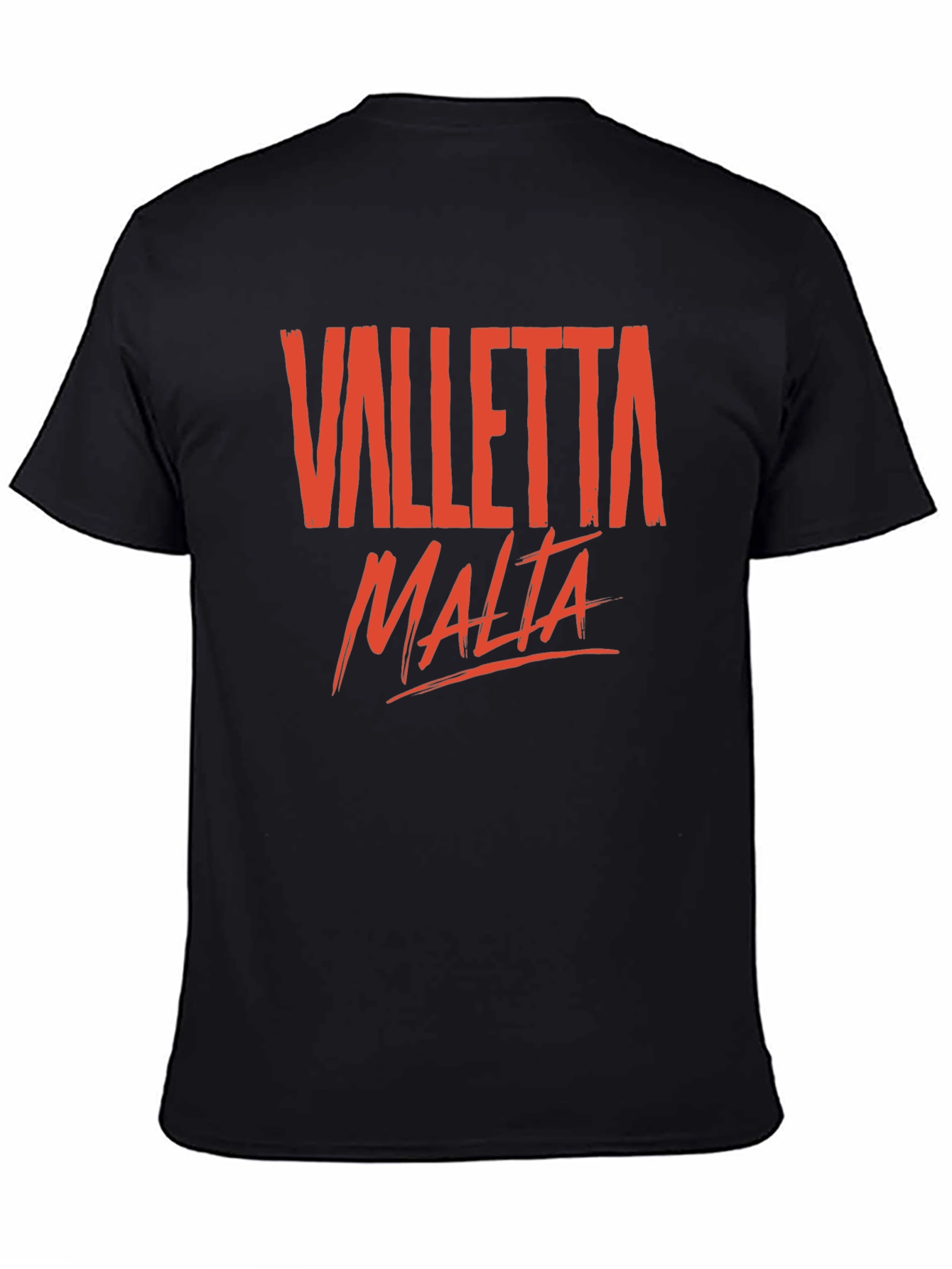 Valletta Malta Graphic T-Shirt - Casual Crew Neck Tee