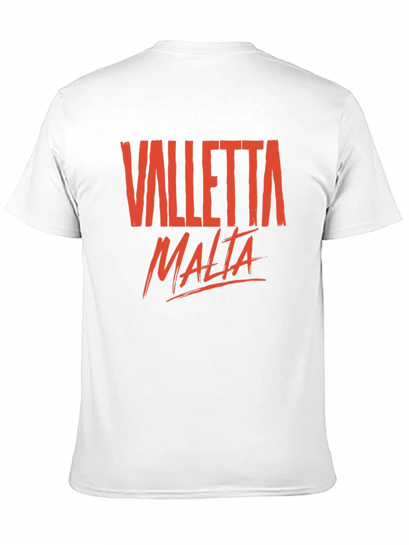Valletta Malta Graphic T-Shirt - Casual Crew Neck Tee