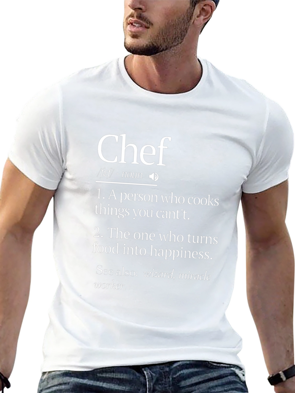 Chef Definition Graphic T-Shirt - Cooking Humor