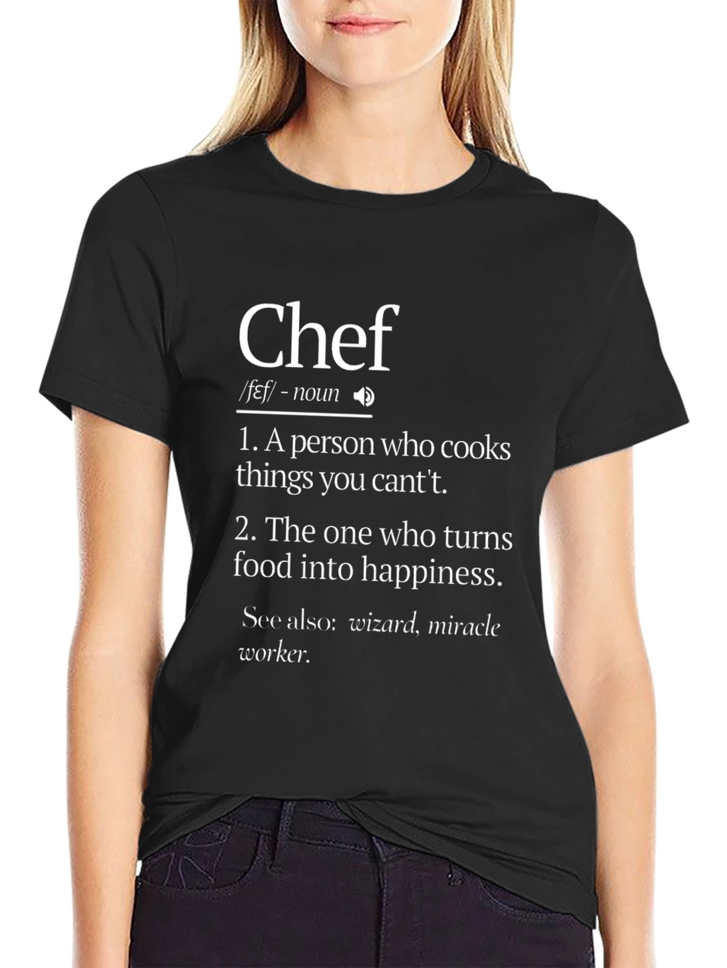 Chef Definition Graphic T-Shirt - Cooking Humor