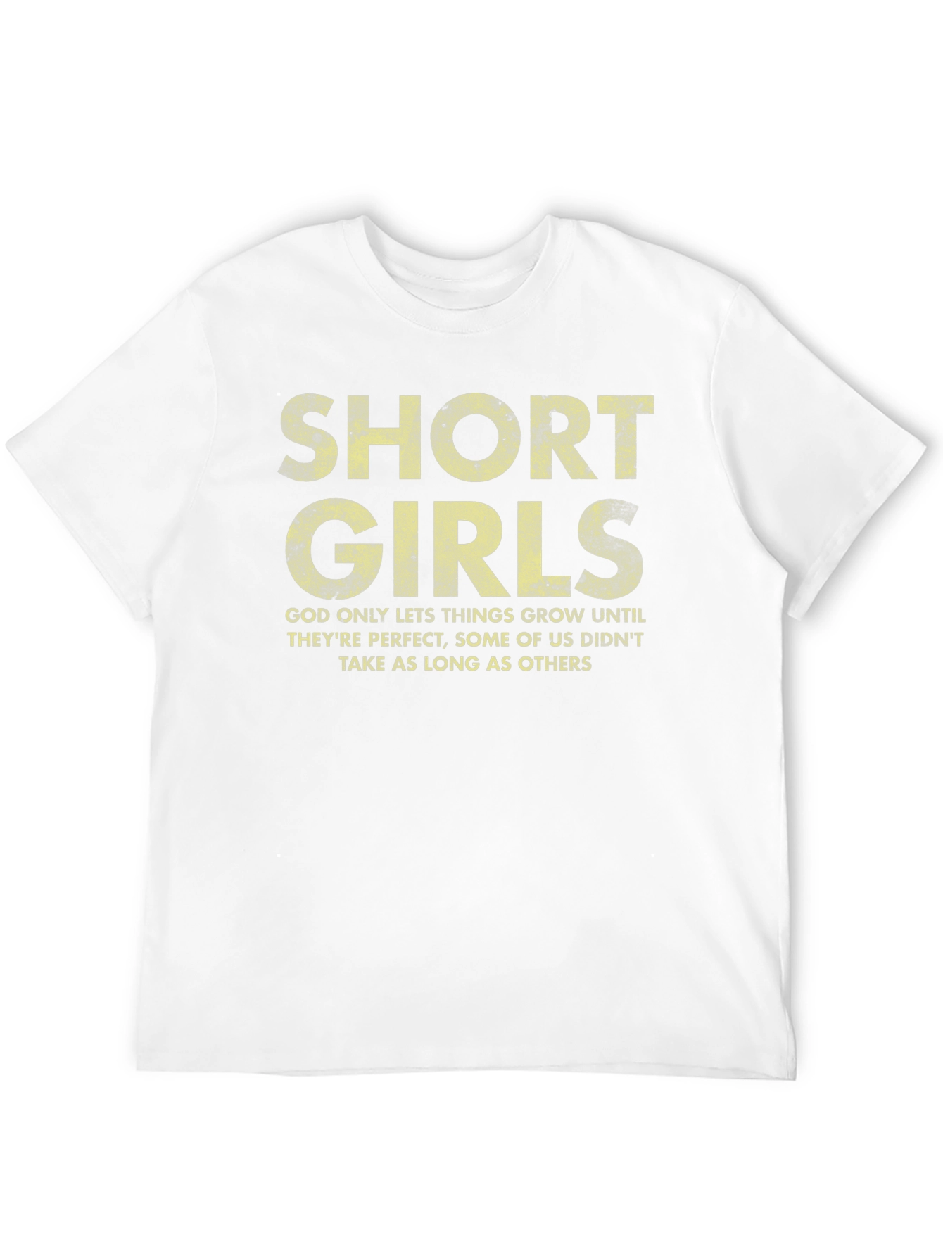 Short Girls Graphic Tee - Perfect Humor T-Shirt