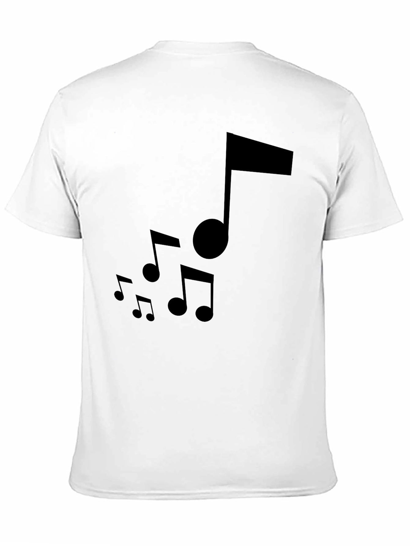 Musical Note Black T-Shirt - Stylish Graphic Tee