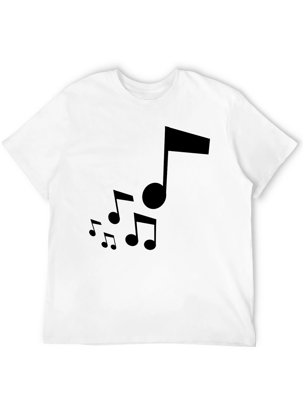 Musical Note Black T-Shirt - Stylish Graphic Tee