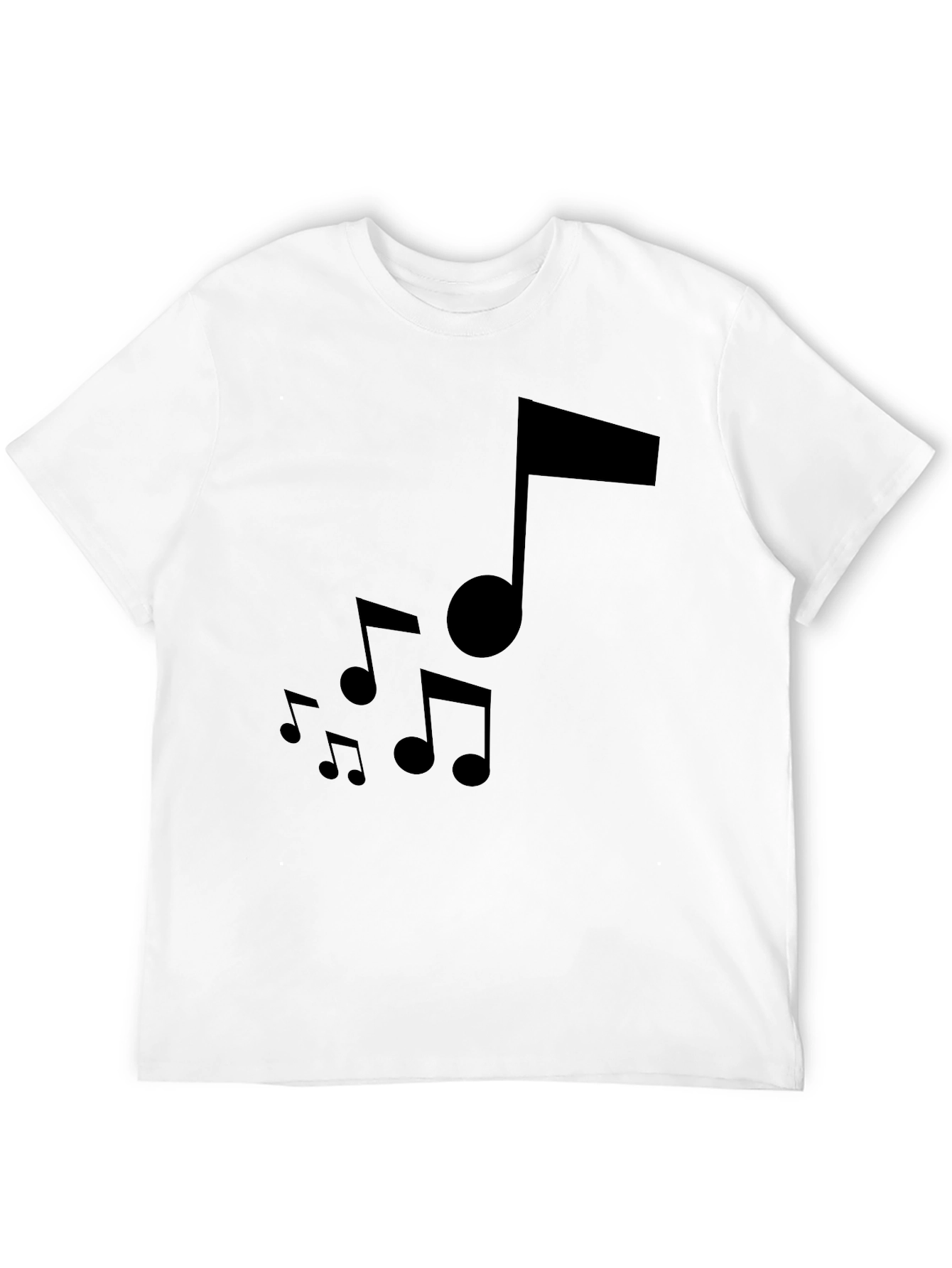 Musical Note Black T-Shirt - Stylish Graphic Tee