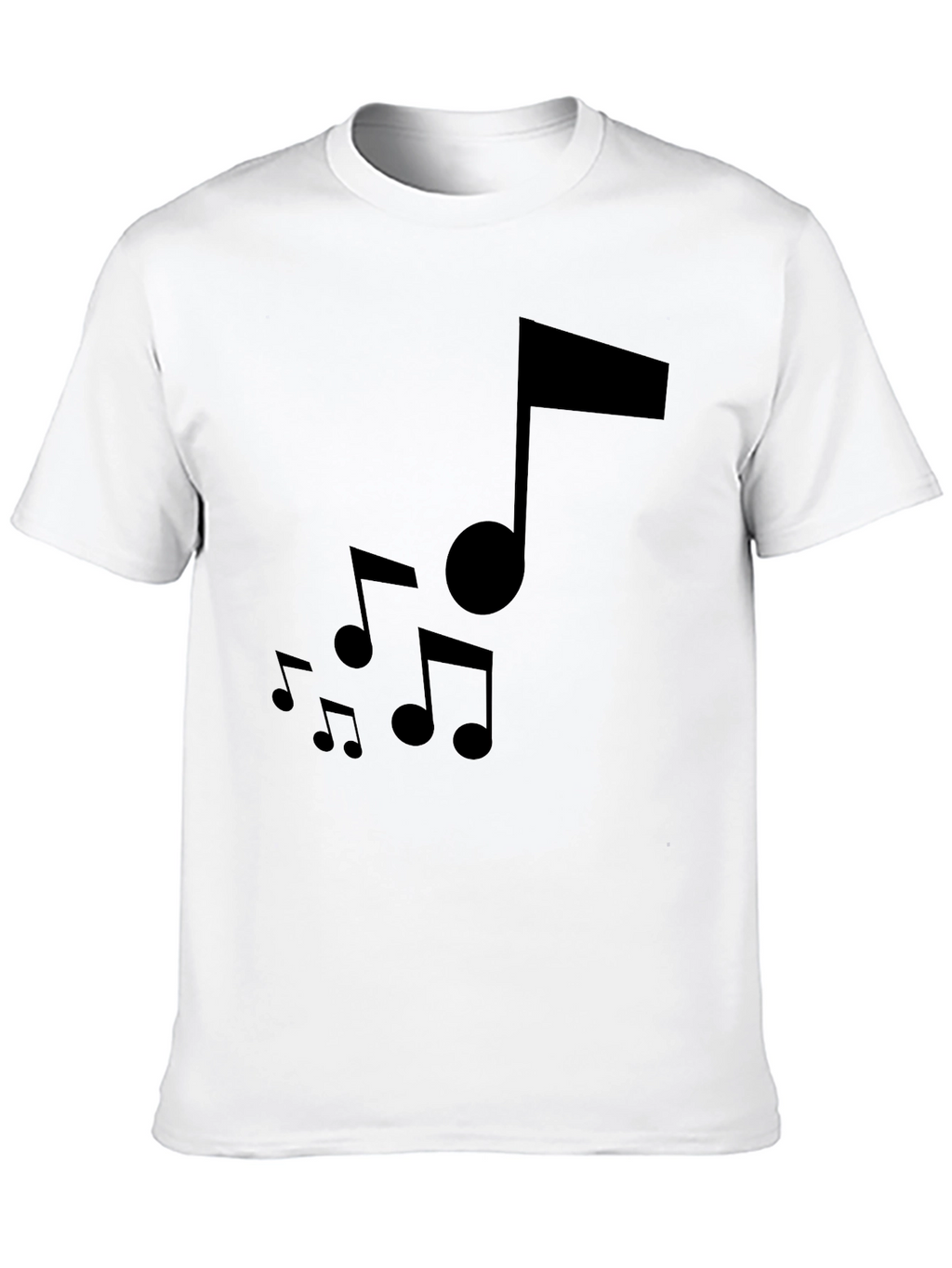 Musical Note Black T-Shirt - Stylish Graphic Tee